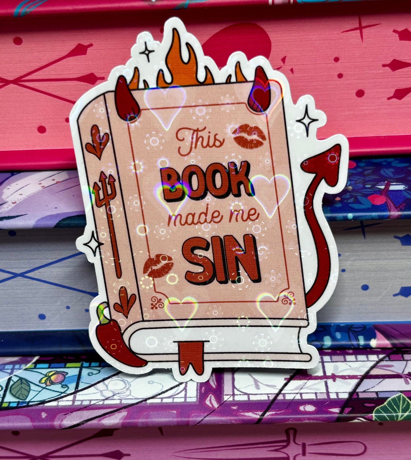 This Book Made Me Sin Sticker