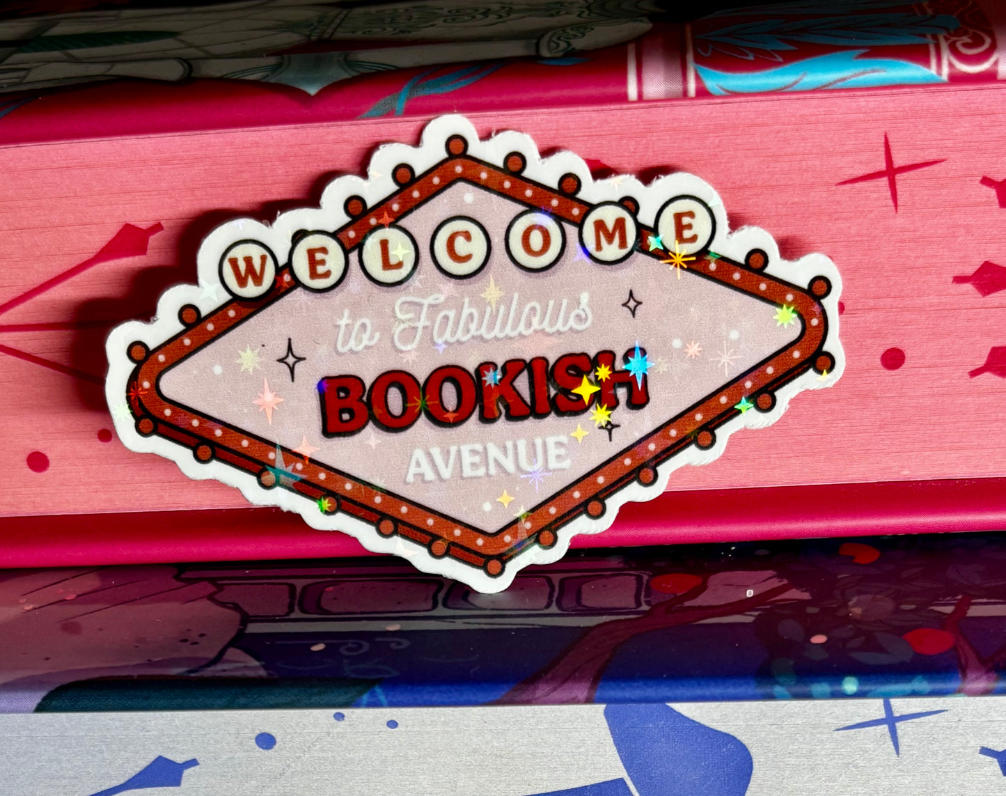 Mini Welcome To The Fabulous Bookish Avenue Sticker