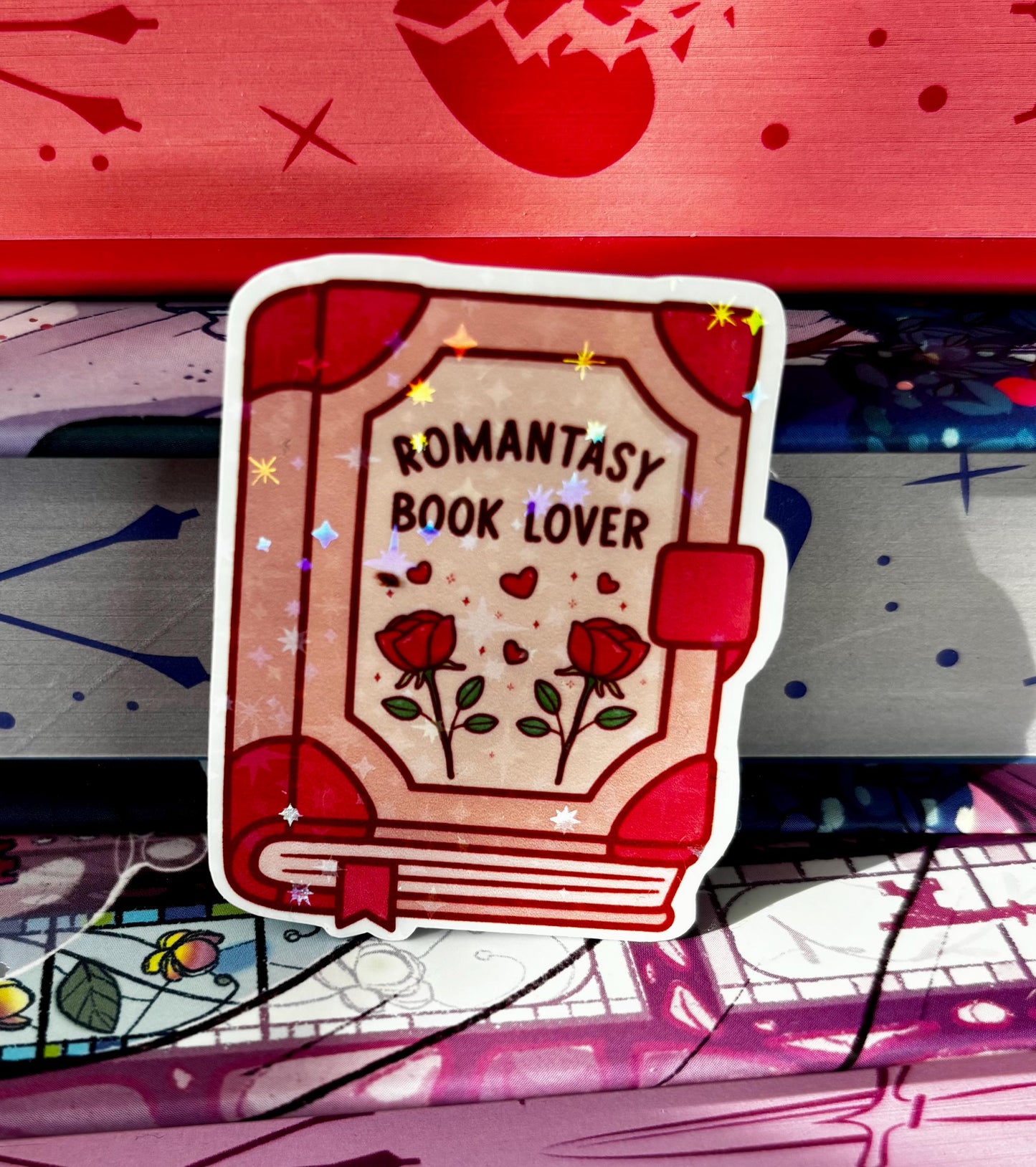 Mini Romantasy Book Lover Sticker