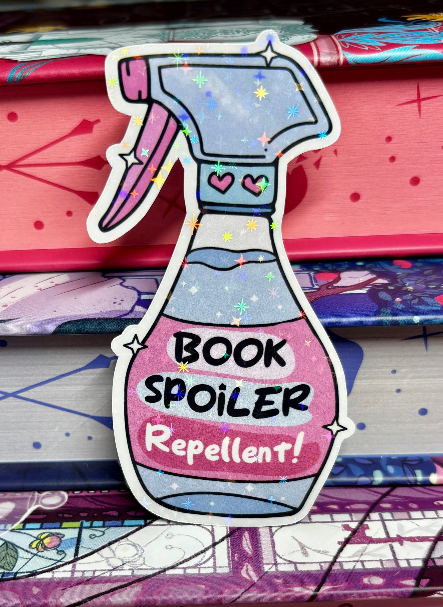 Book Spoiler Repellent Sticker