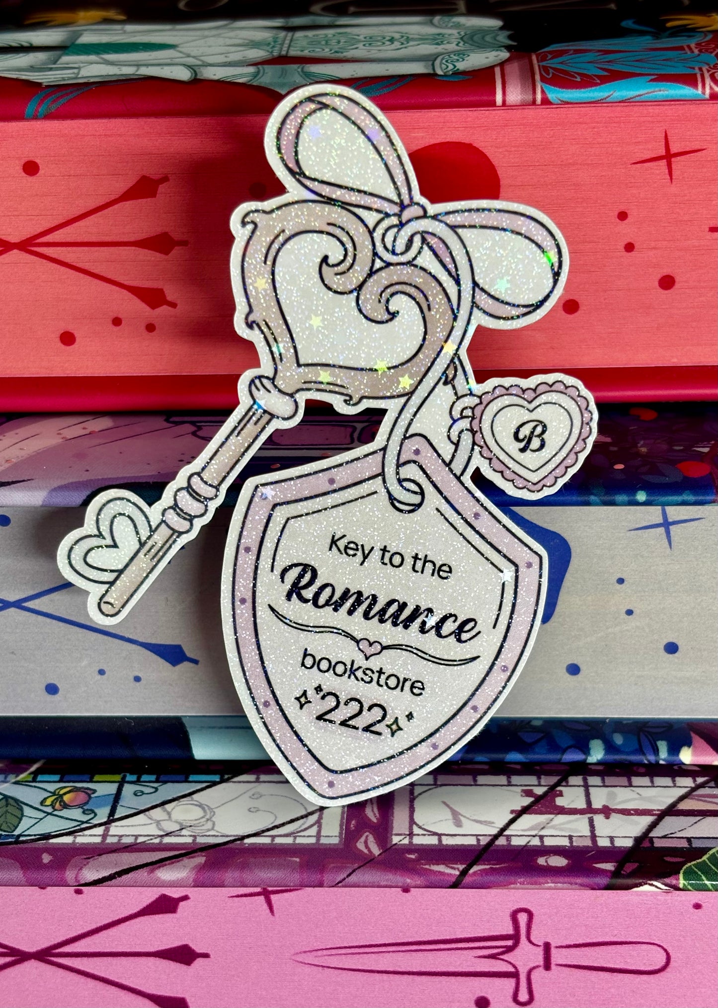 Key To The Romance Bookstore Sticker