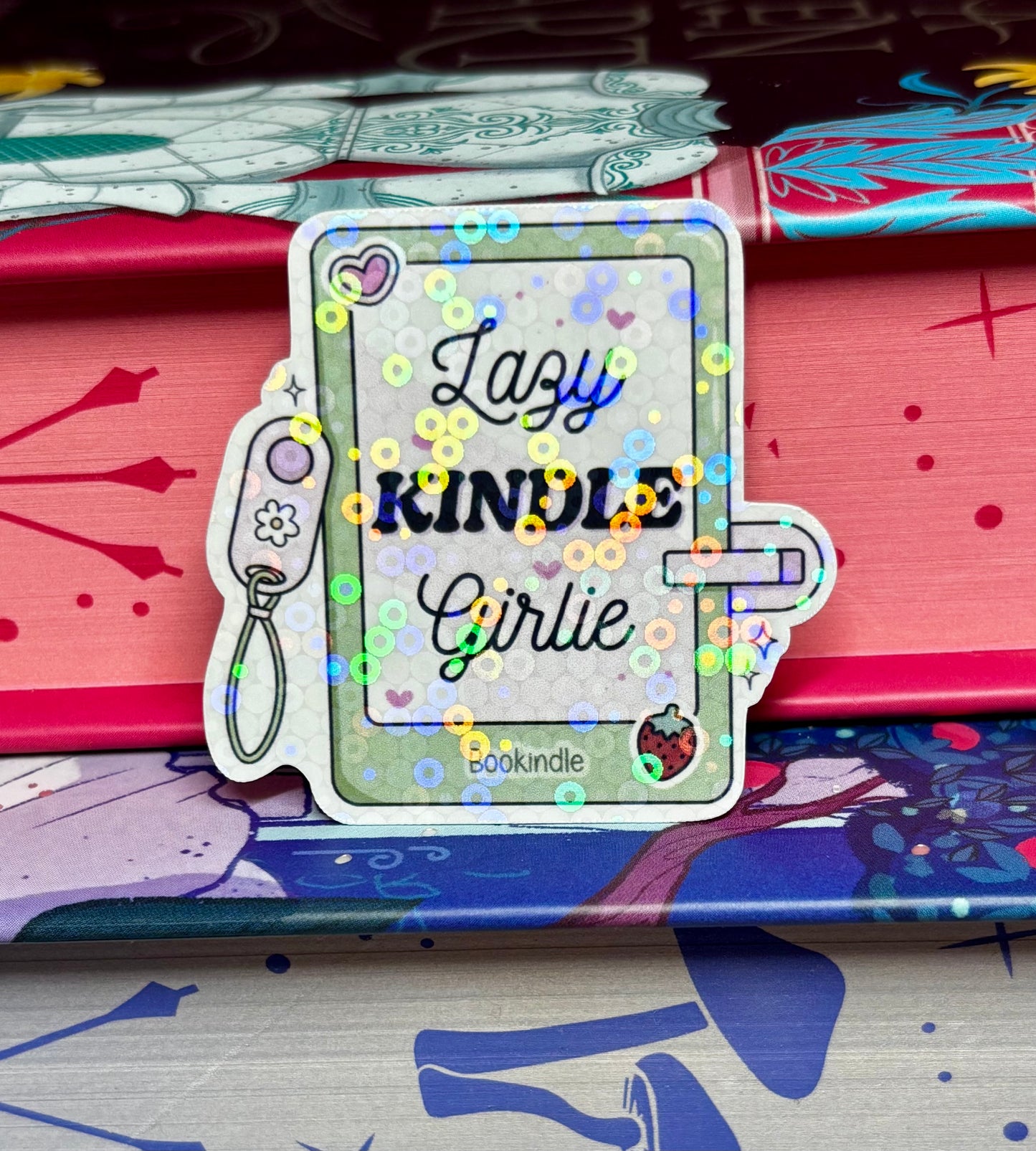 Mini Lazy Kindle Girlie Sticker