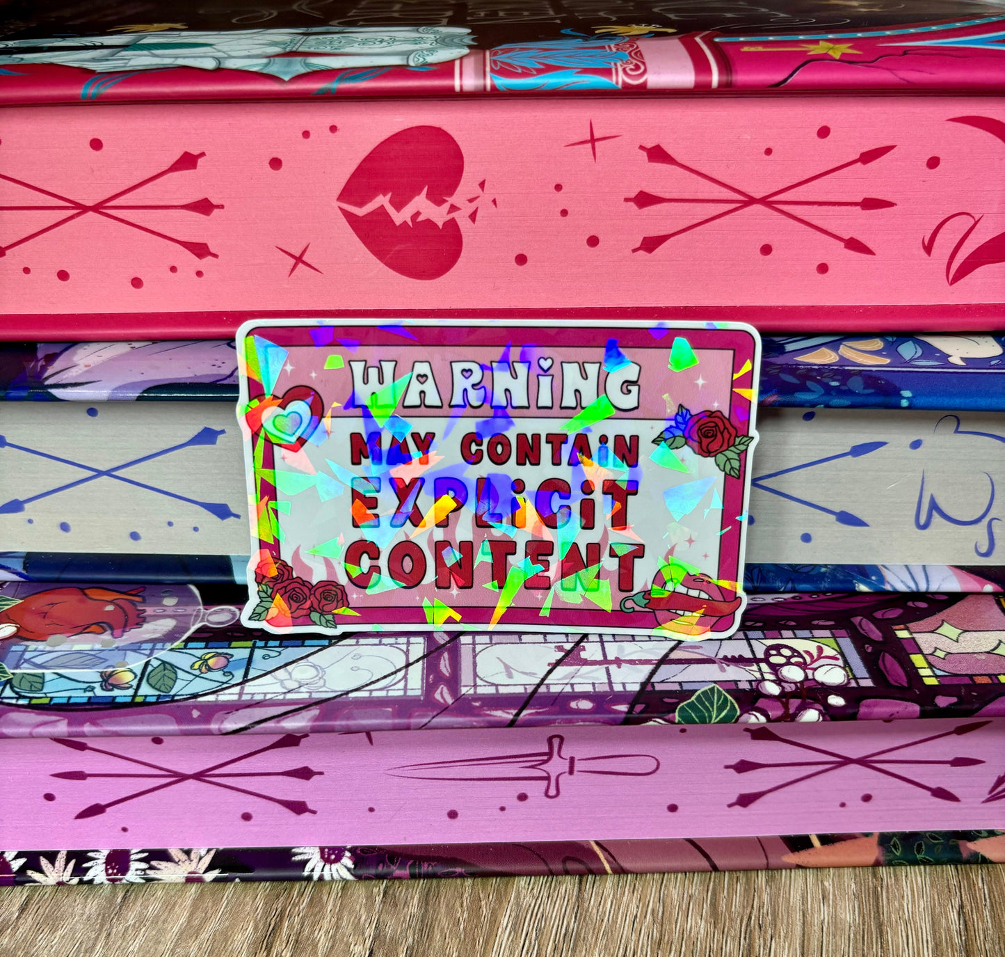 Warning May Contain Explicit Content Sticker