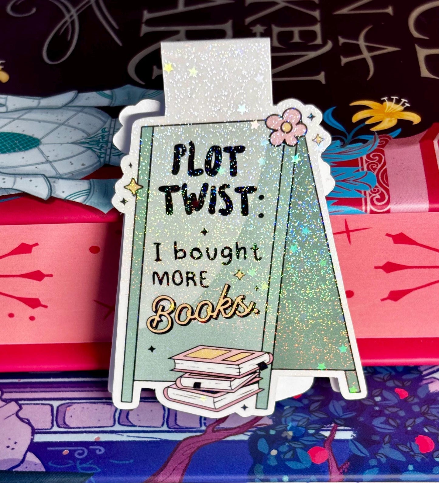 Plot Twist I Brought More Books Magnetic Bookmark