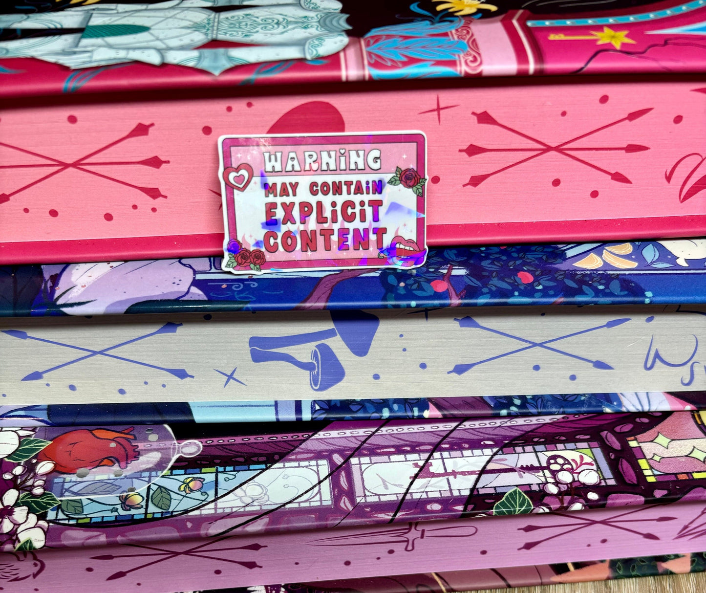 Mini Warning May Contain Explicit Content Sticker