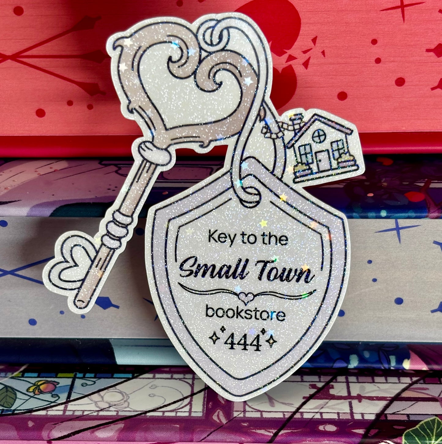 Key To The Small Town Bookstore Sticker