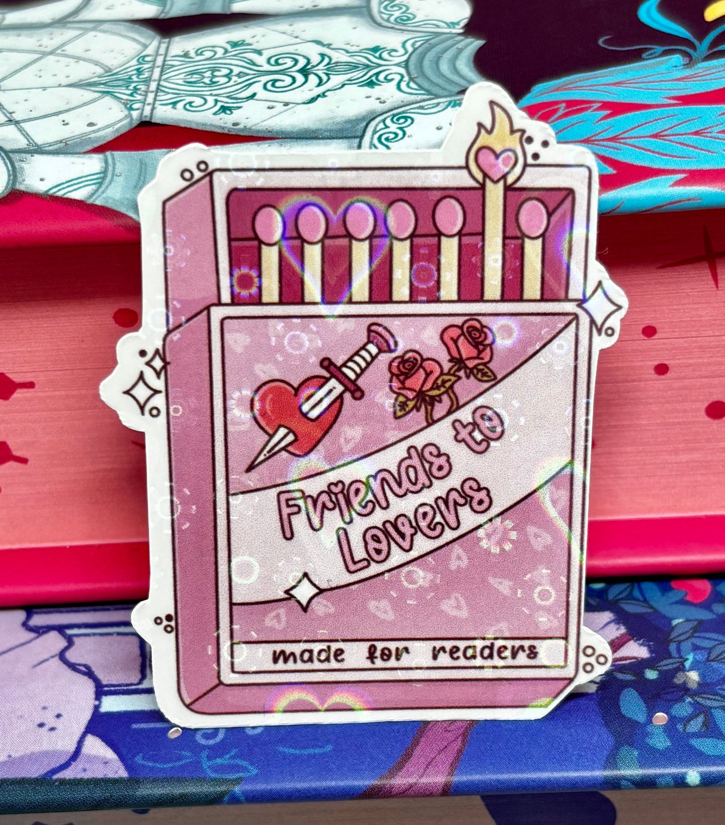 Mini Friends To Lovers Matches Romance Tropes Sticker