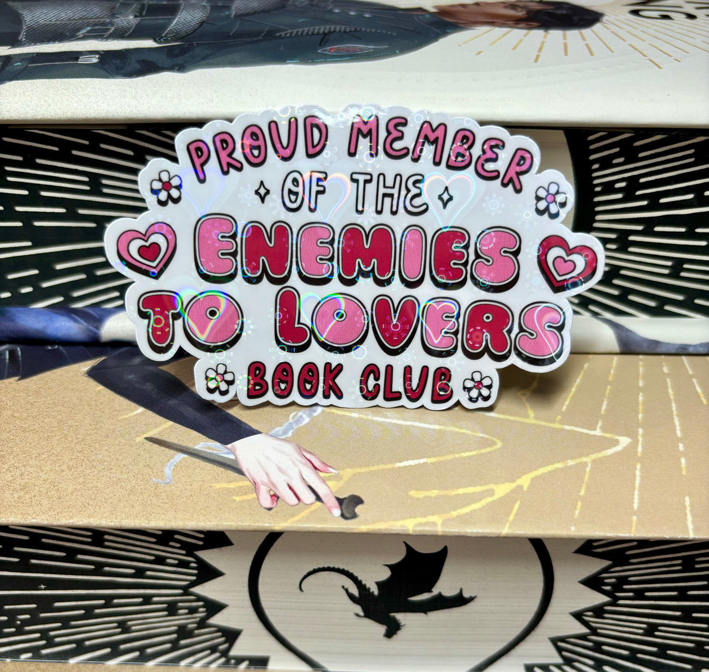 Proud Member Of The Enemies To Lovers Book Club Sticker