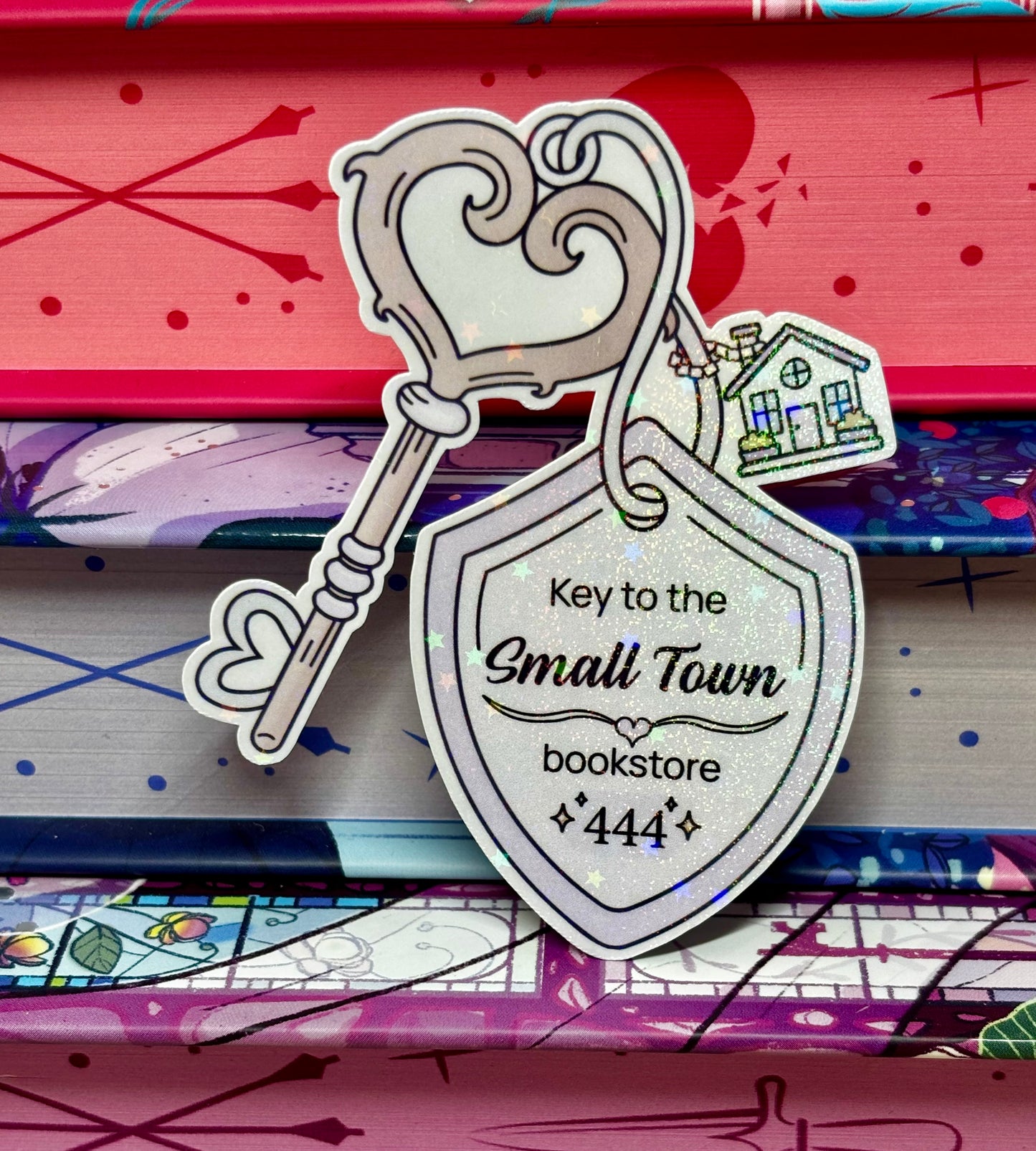 Key To The Small Town Bookstore Sticker