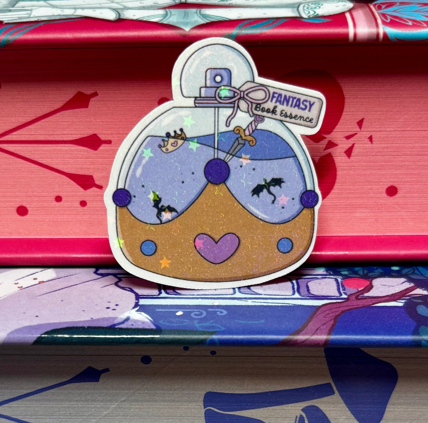 Mini Fantasy Book Essence Potion Sticker