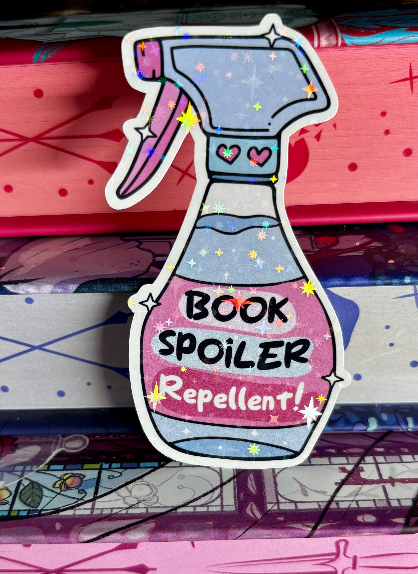 Book Spoiler Repellent Sticker