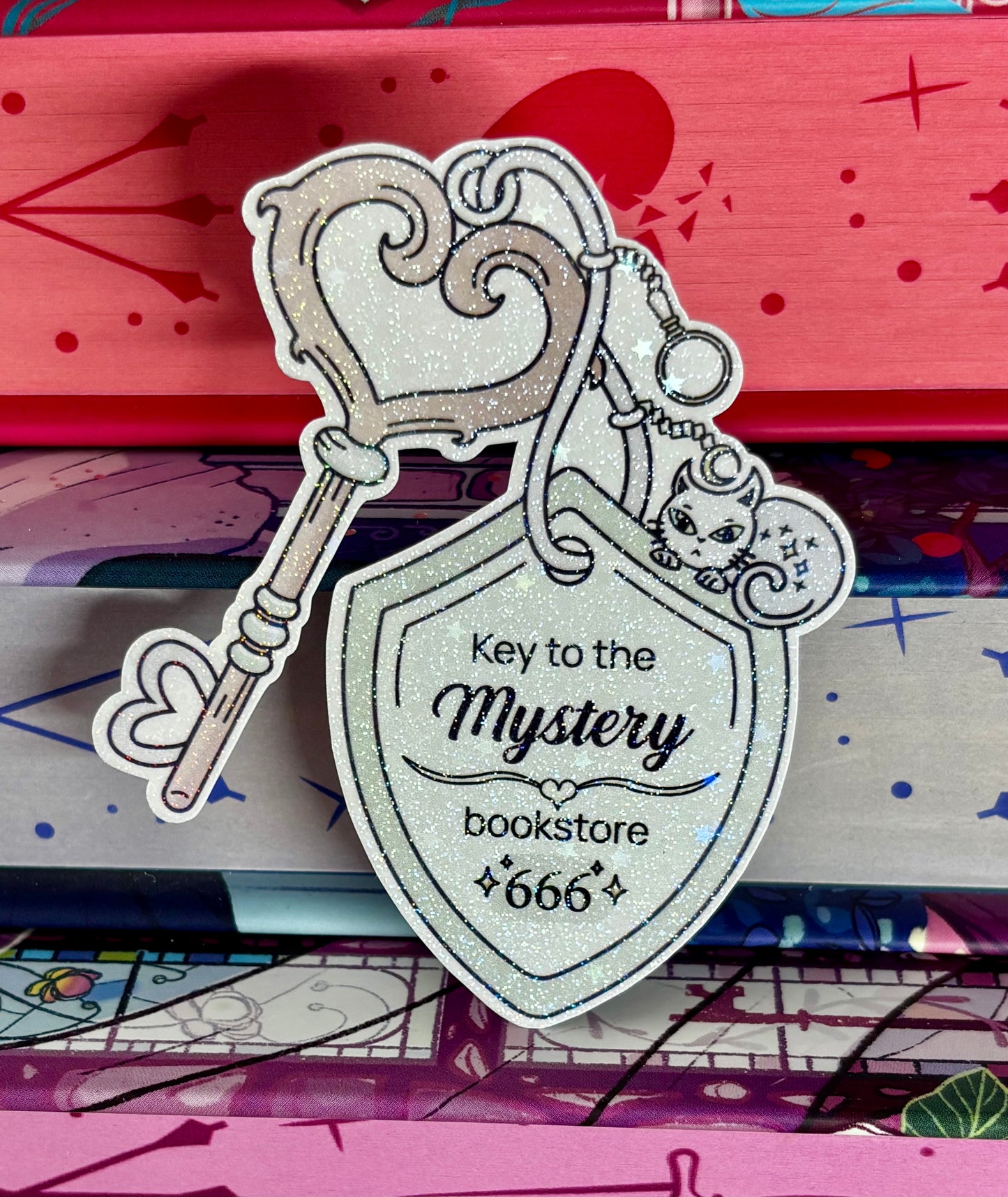 Key To The Mystery Bookstore Sticker