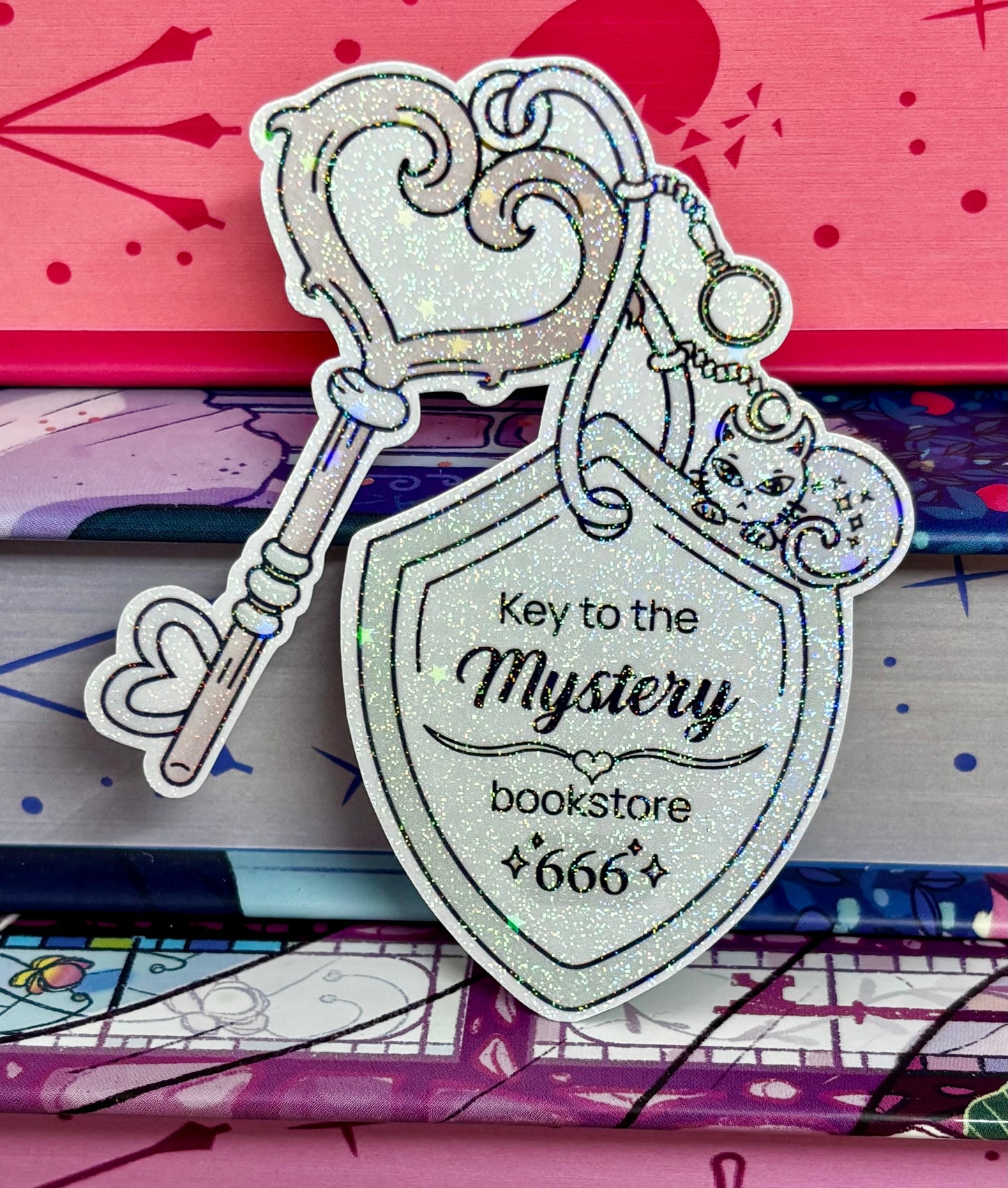 Key To The Mystery Bookstore Sticker