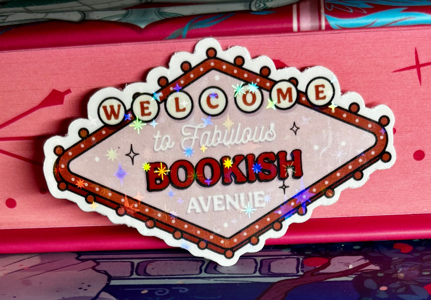 Mini Welcome To The Fabulous Bookish Avenue Sticker