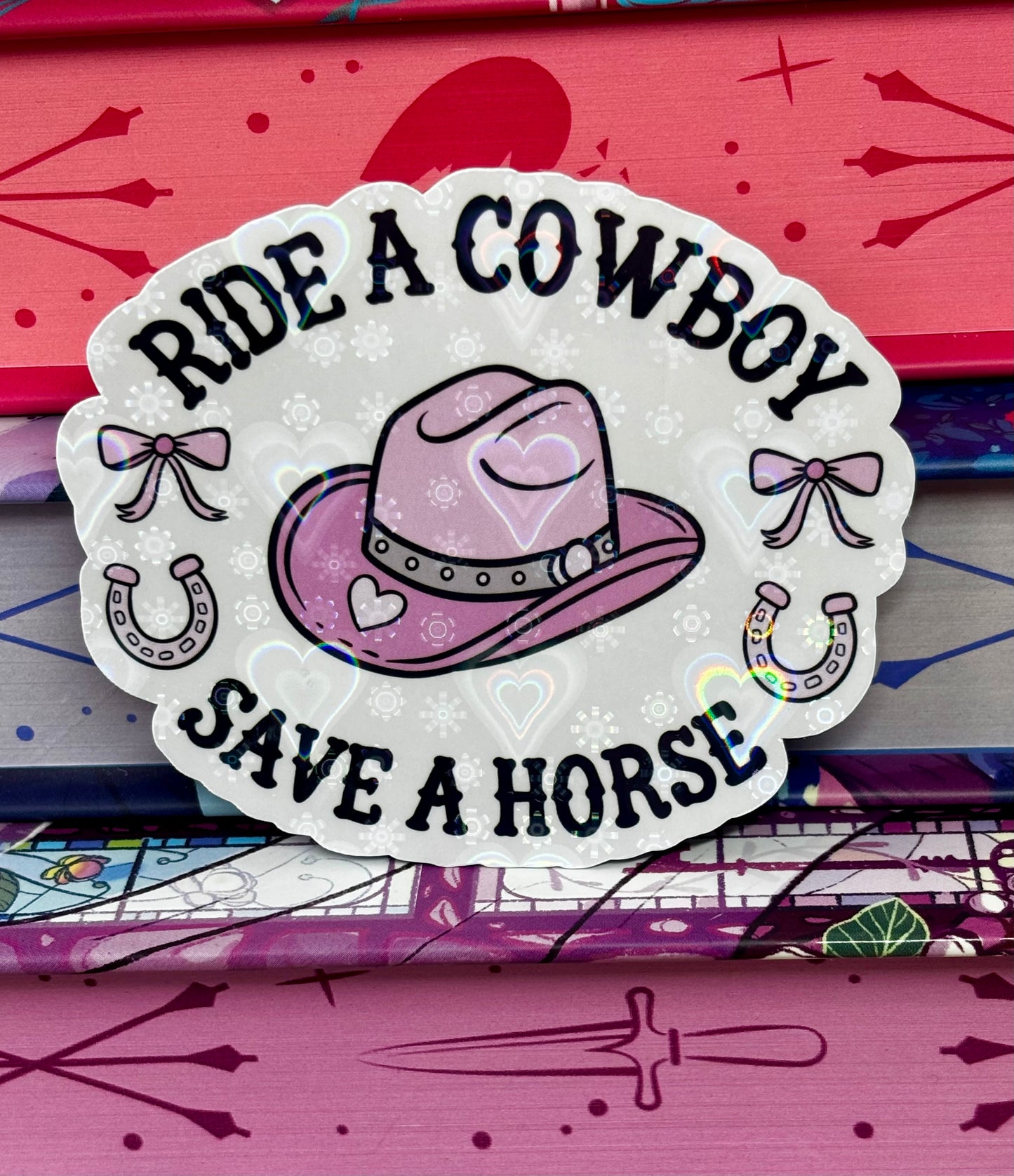 Ride A Cowboy Save A Horse Sticker