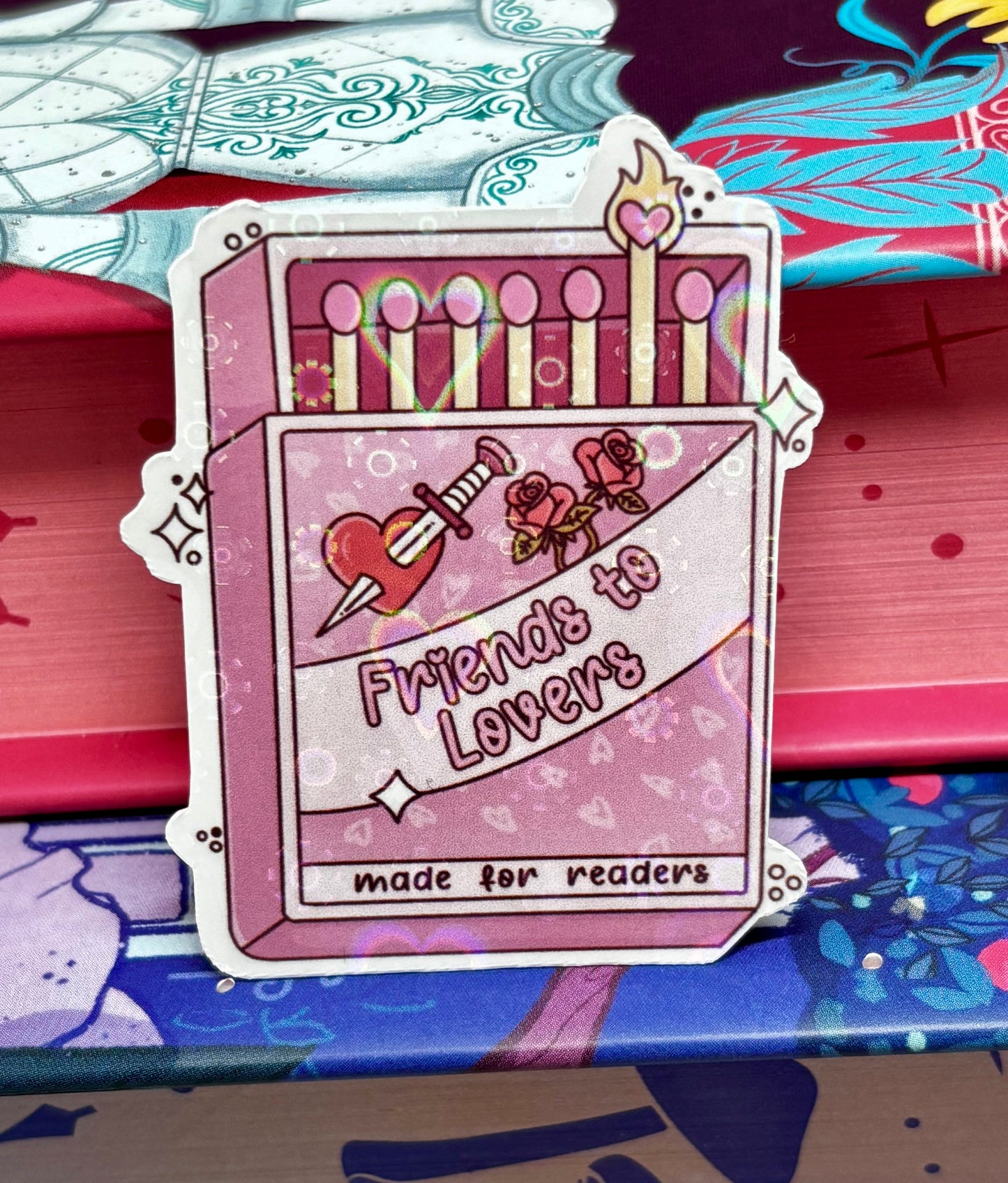 Mini Friends To Lovers Matches Romance Tropes Sticker
