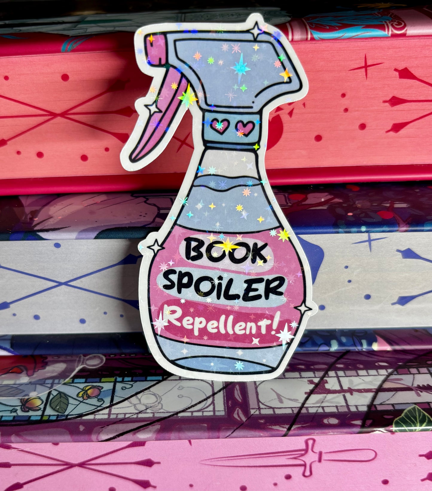 Book Spoiler Repellent Sticker