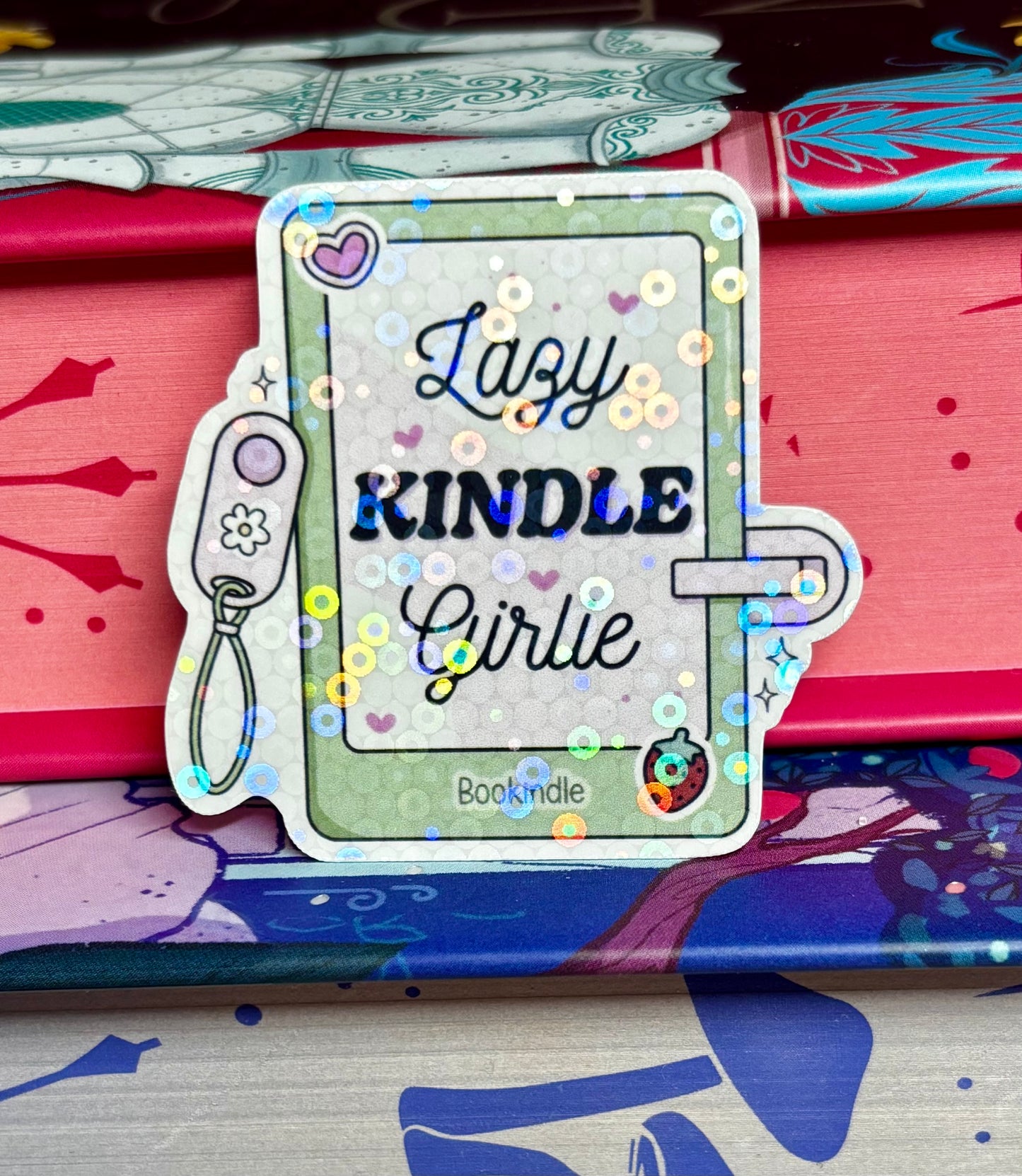 Mini Lazy Kindle Girlie Sticker