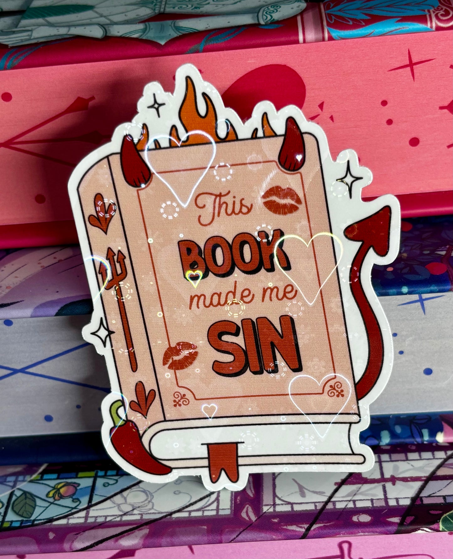 This Book Made Me Sin Sticker