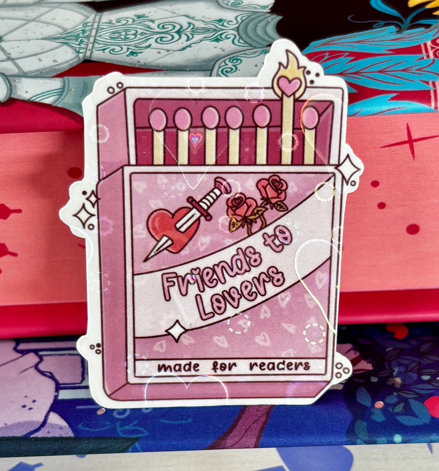 Mini Friends To Lovers Matches Romance Tropes Sticker