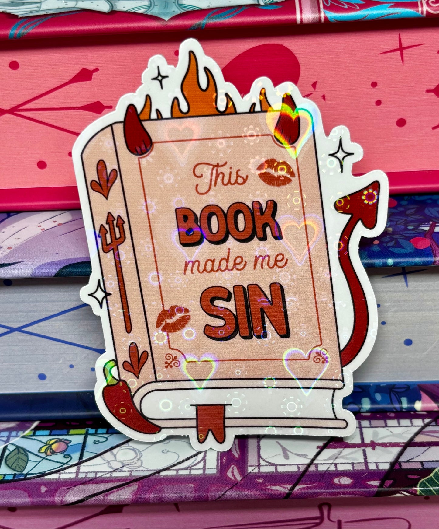 This Book Made Me Sin Sticker