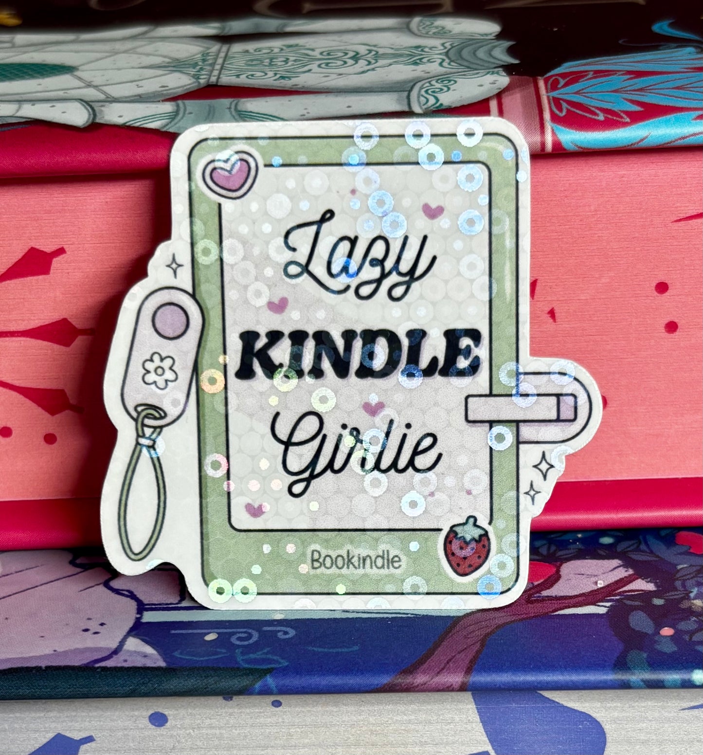 Mini Lazy Kindle Girlie Sticker