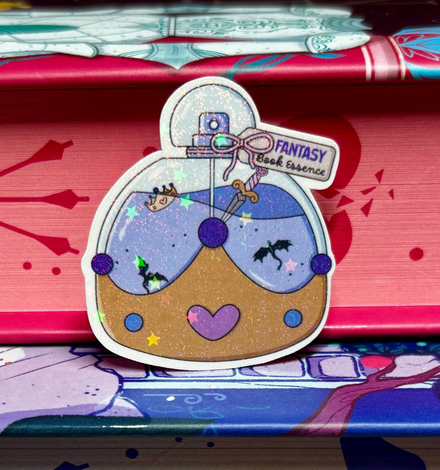 Mini Fantasy Book Essence Potion Sticker