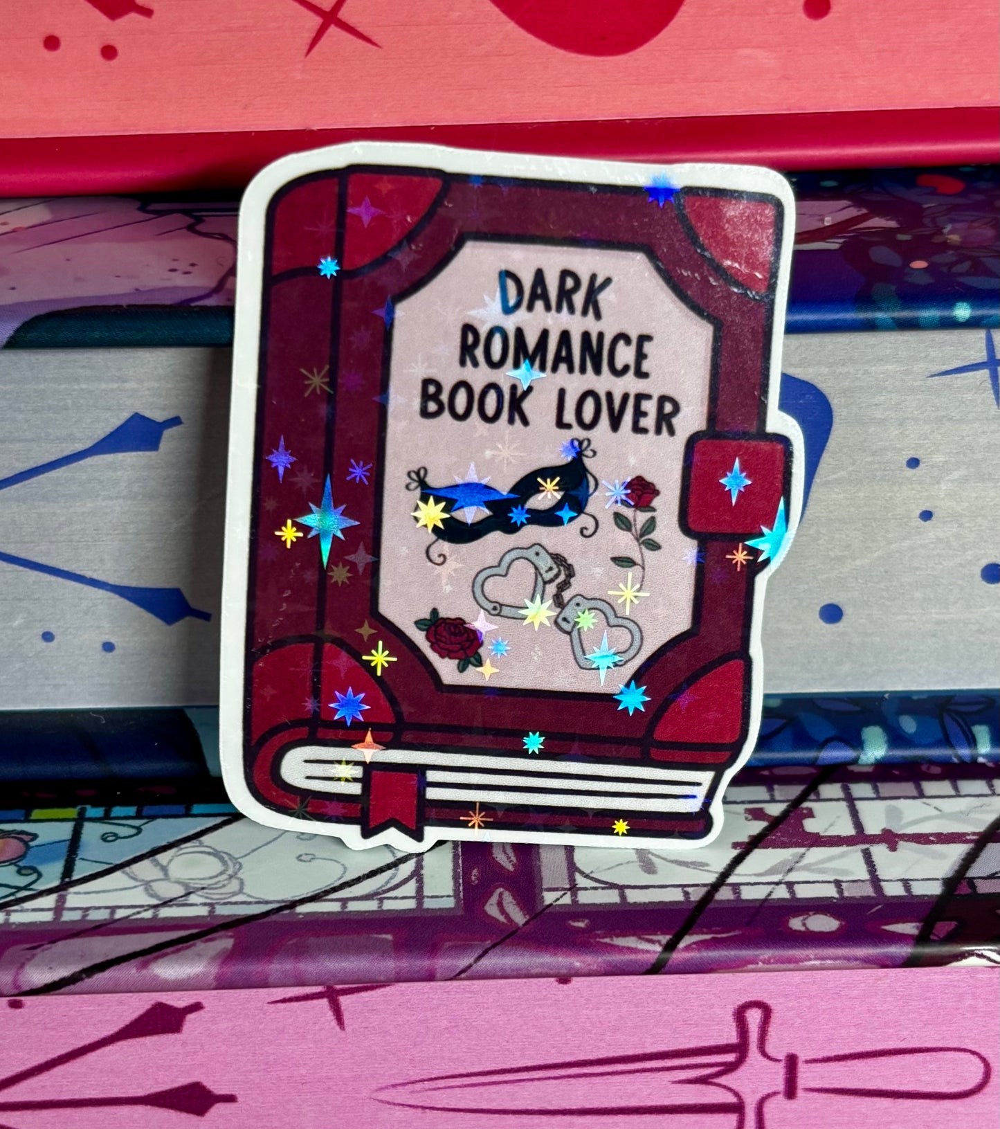 Mini Dark Romance Book Lover Sticker