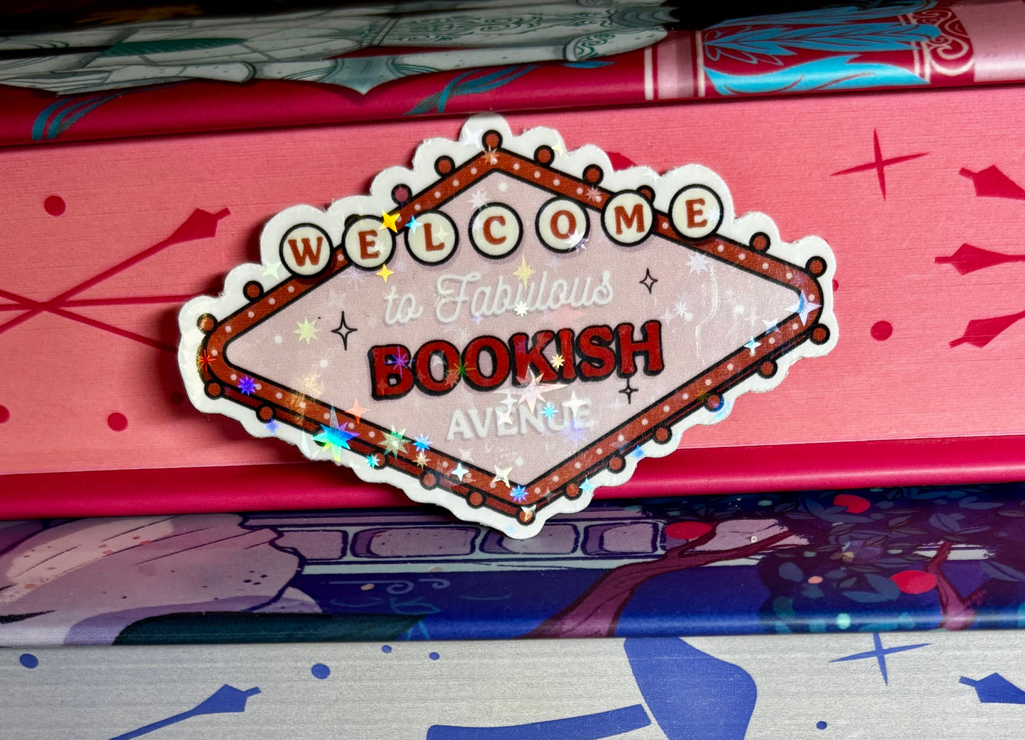 Mini Welcome To The Fabulous Bookish Avenue Sticker