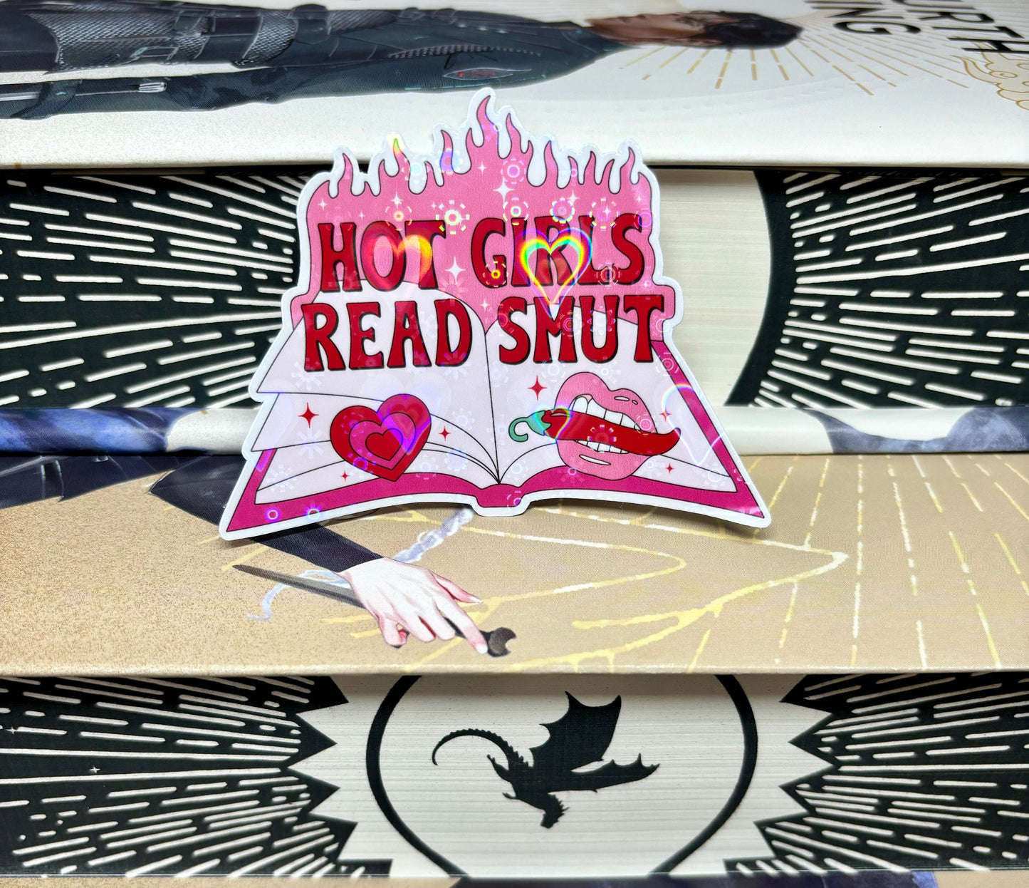 Hot Girls Read Smut Sticker