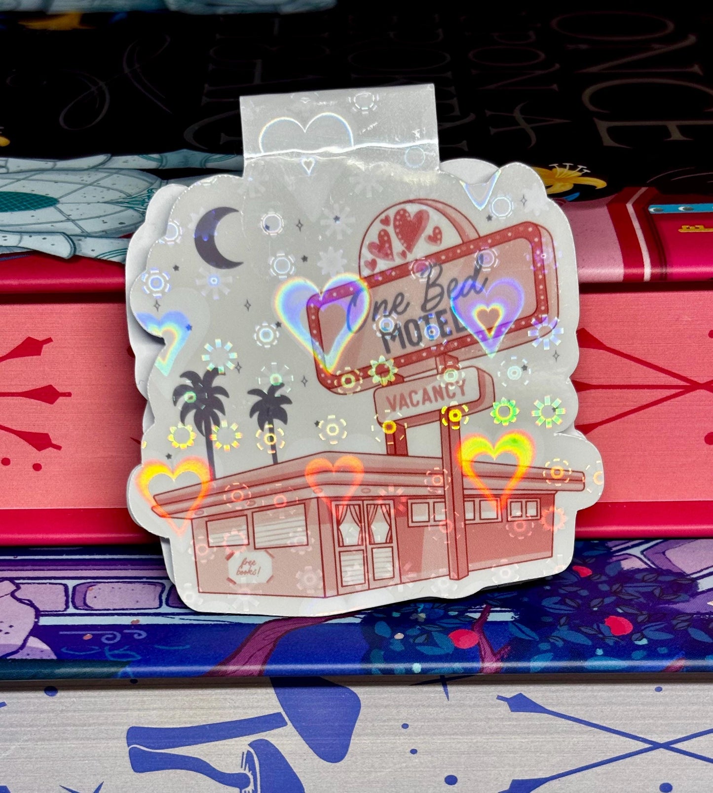 One Bed Motel Magnetic Bookmark