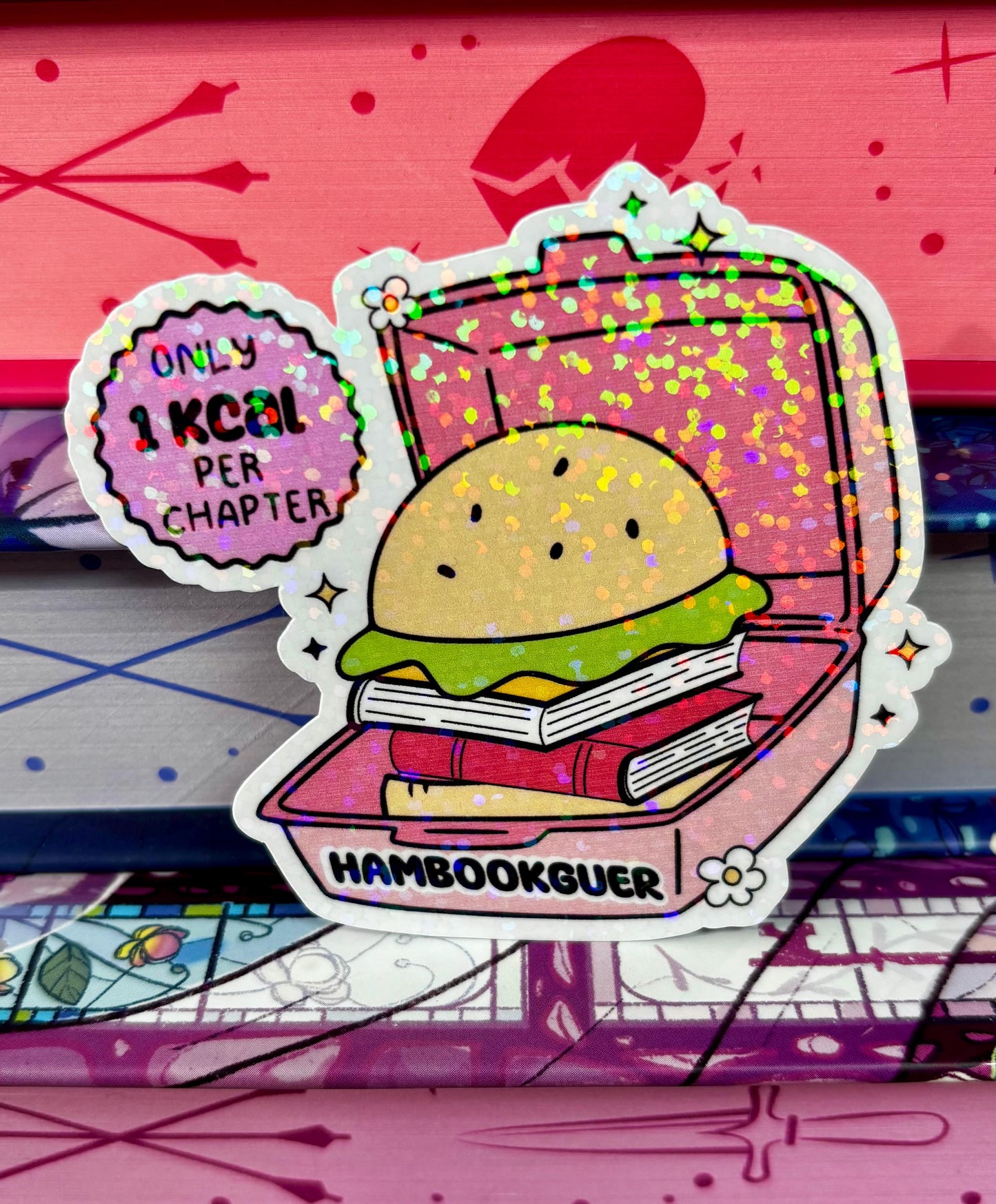 Hambookguer Sticker