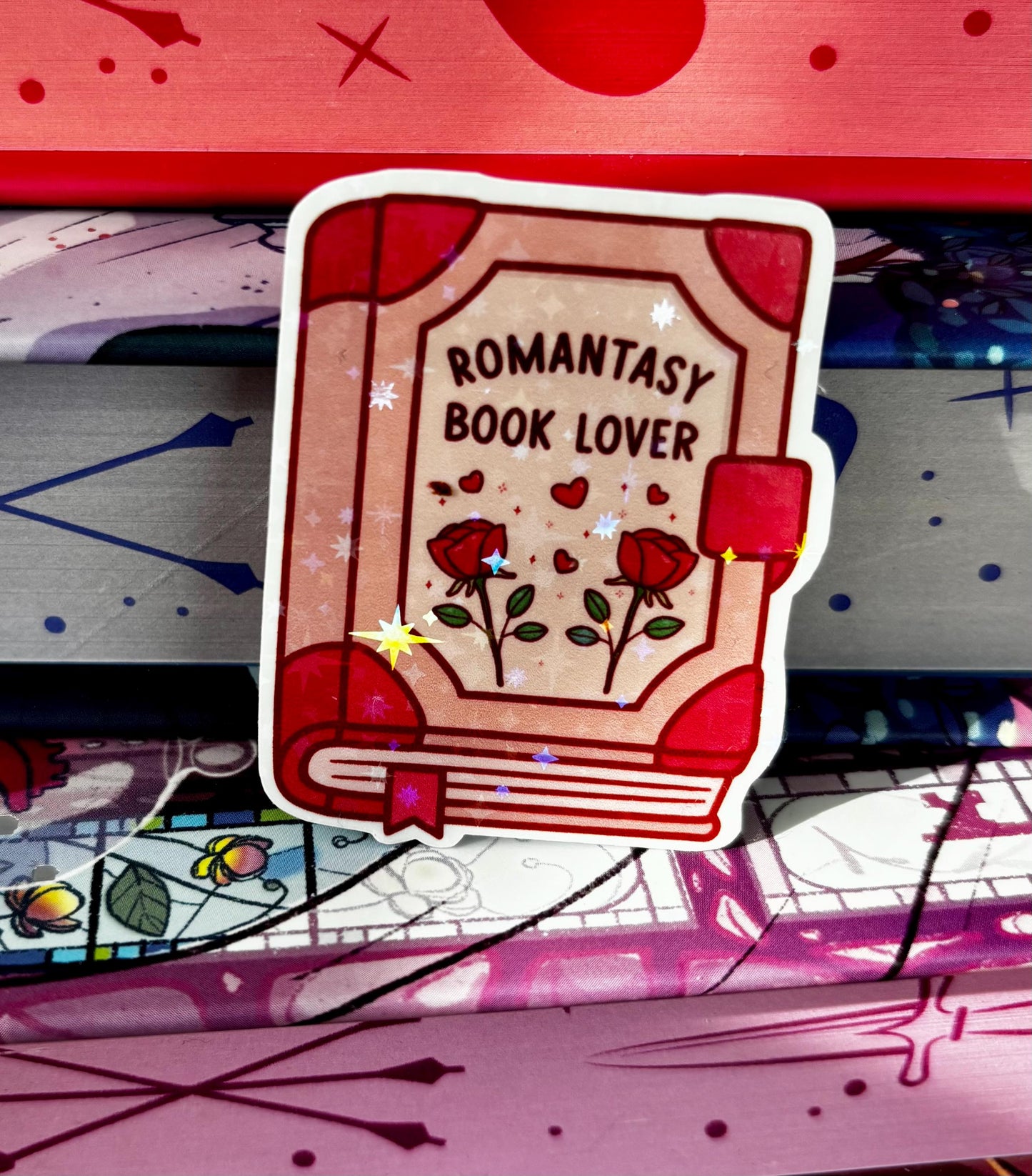 Mini Romantasy Book Lover Sticker