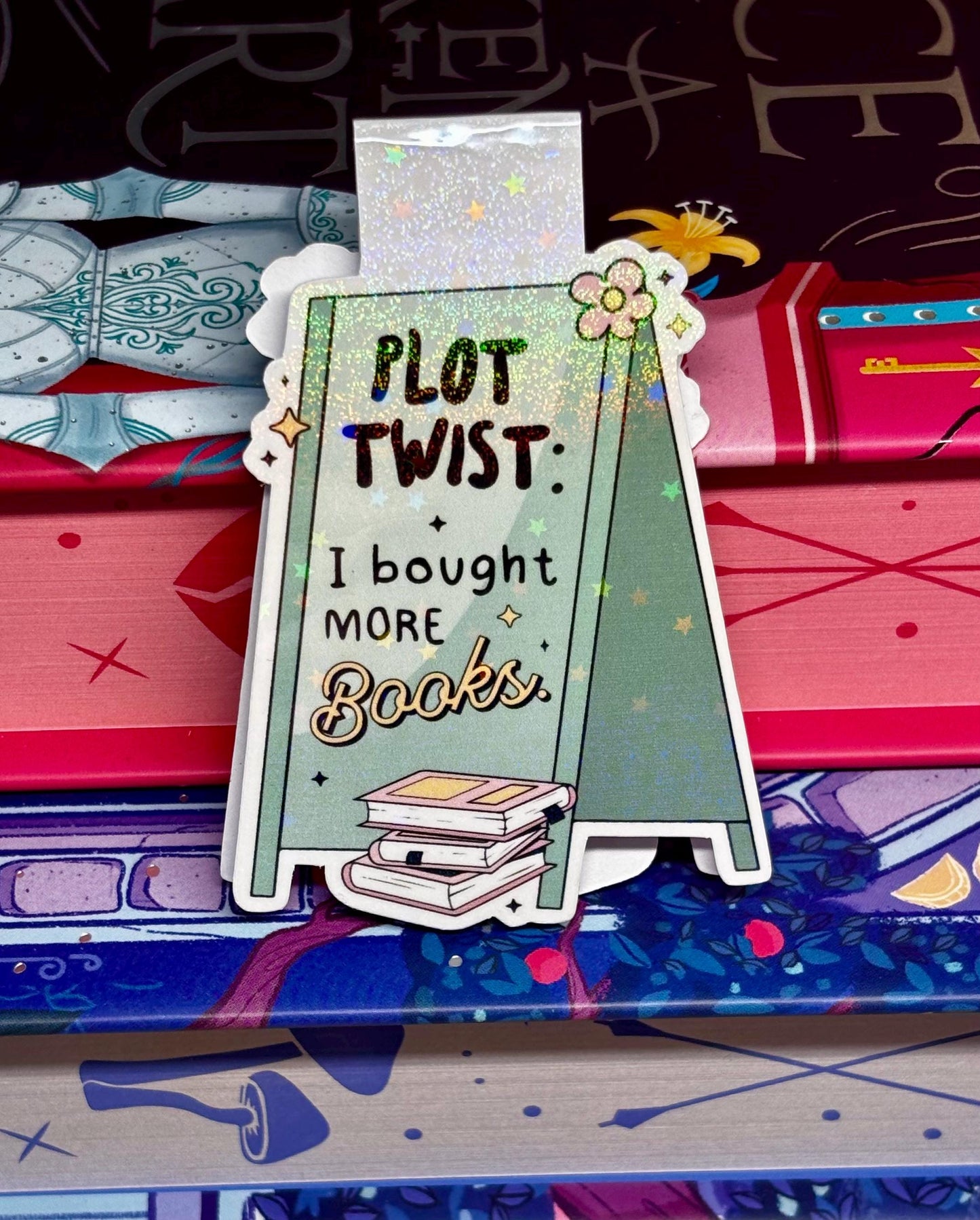 Plot Twist I Brought More Books Magnetic Bookmark