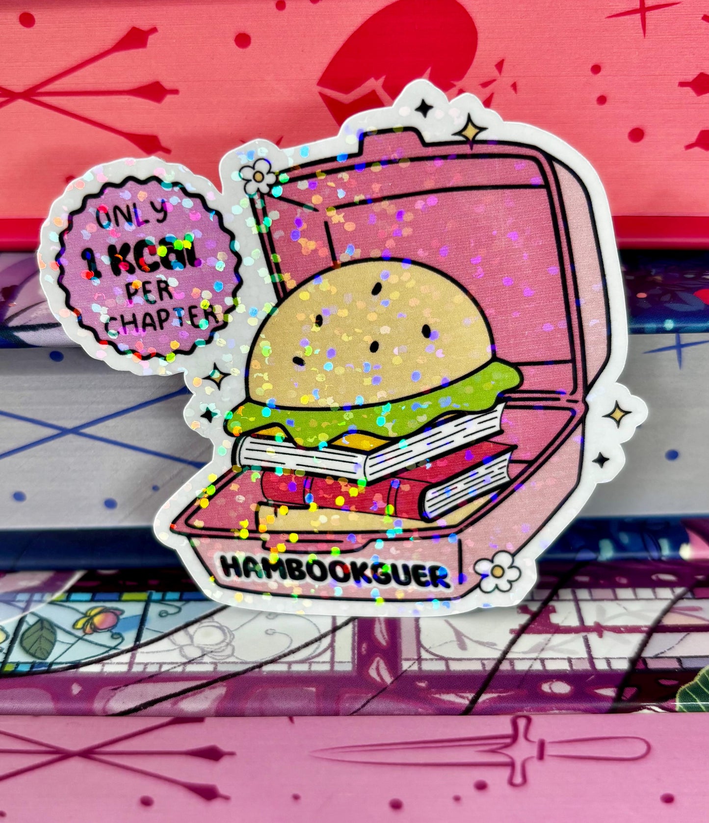 Hambookguer Sticker