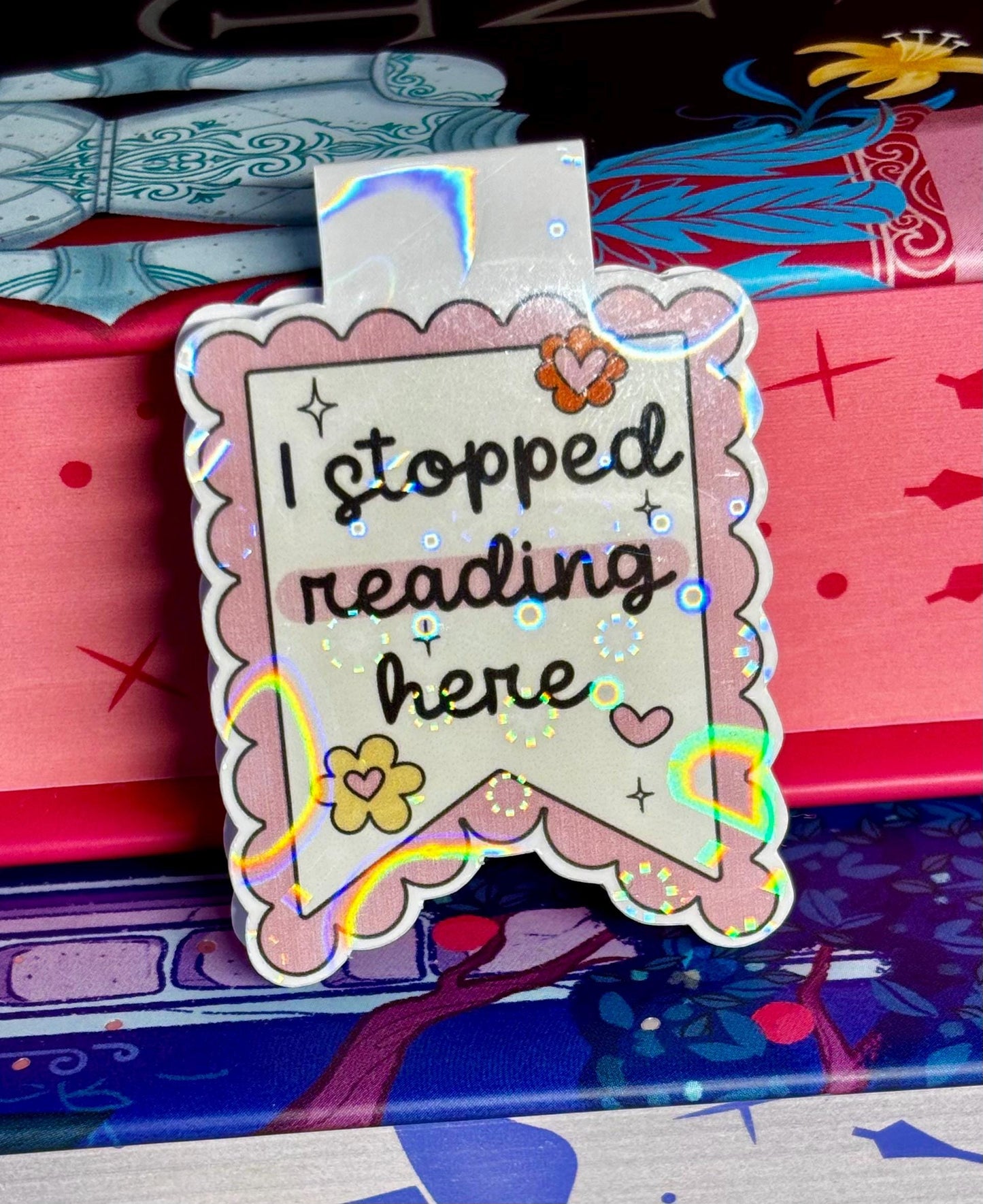 Mini I Stopped Reading Here Magnetic Bookmark