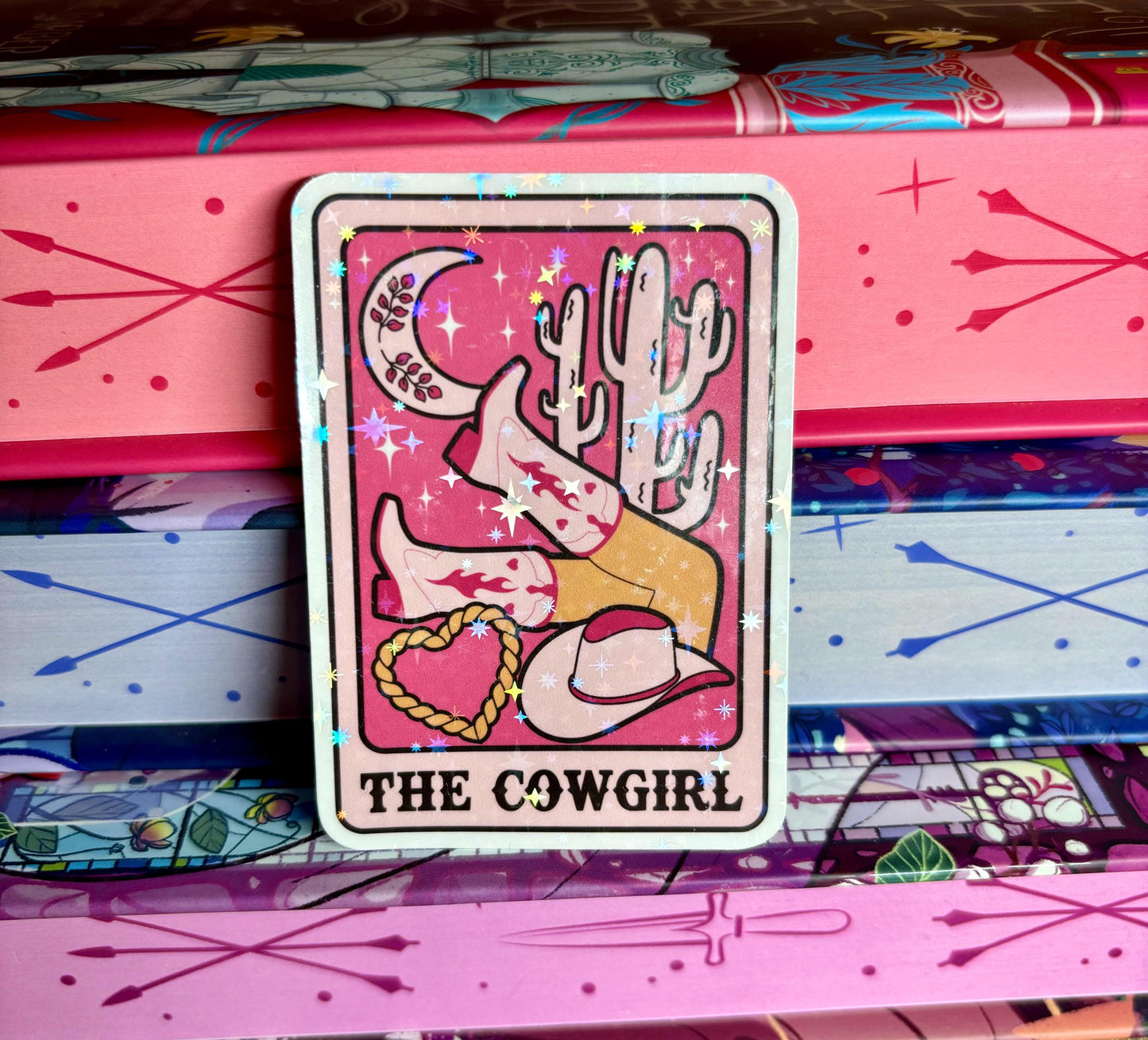 The Cowgirl Tarot Card Sticker