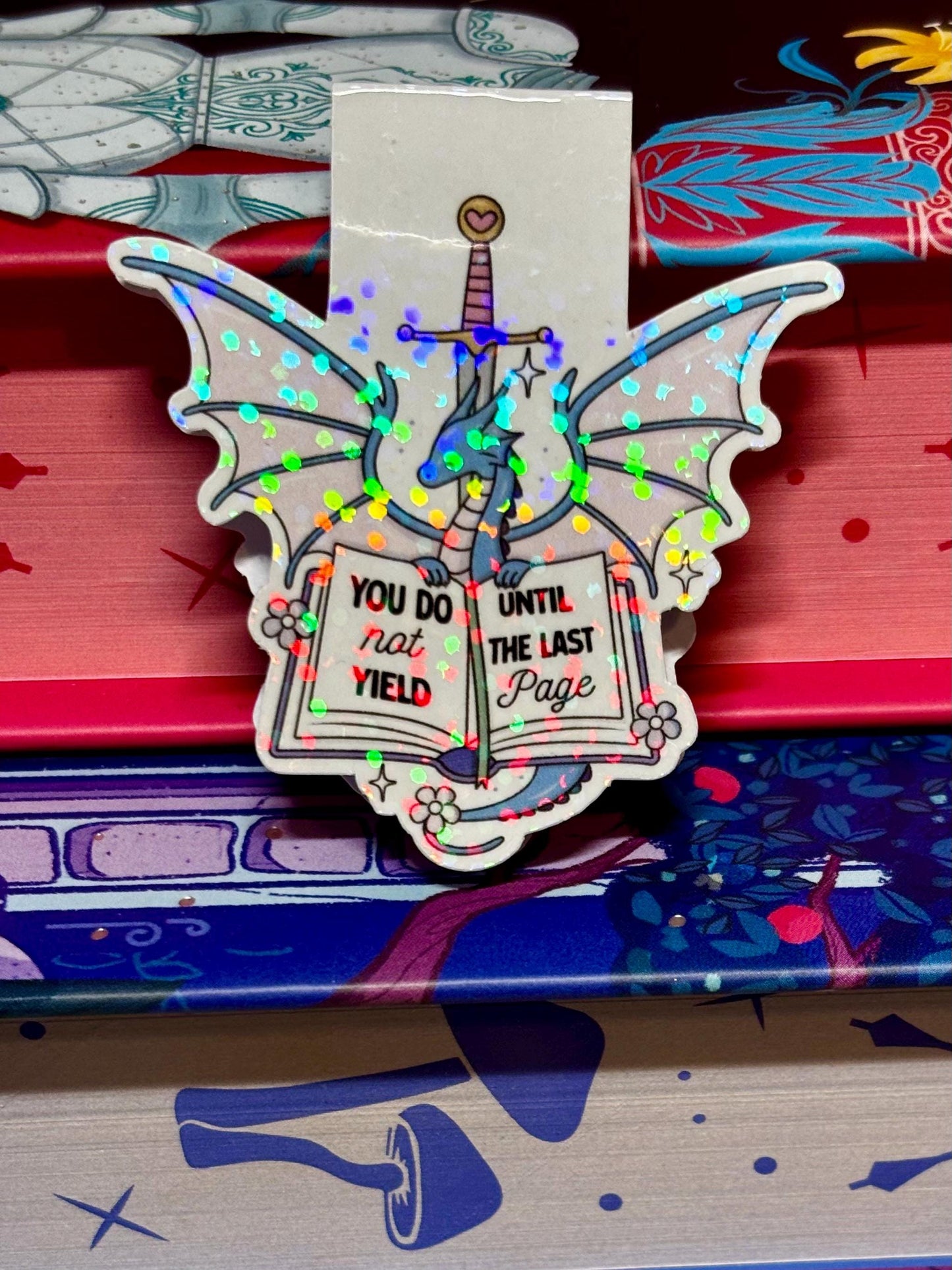 Mini You Do Not Yield Until The Last Page Magnetic Bookmark