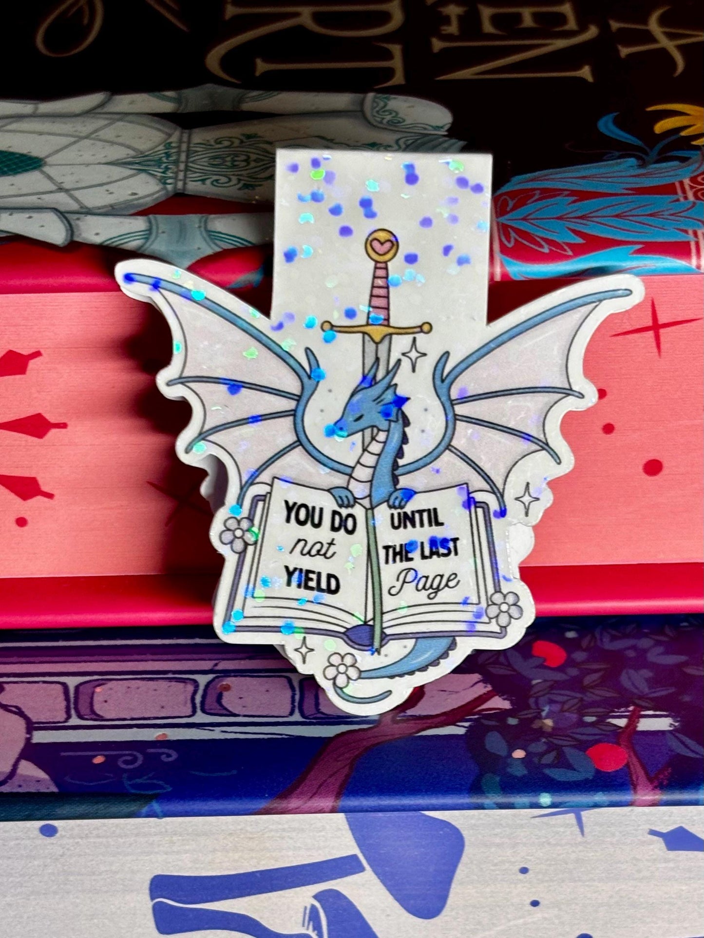 Mini You Do Not Yield Until The Last Page Magnetic Bookmark