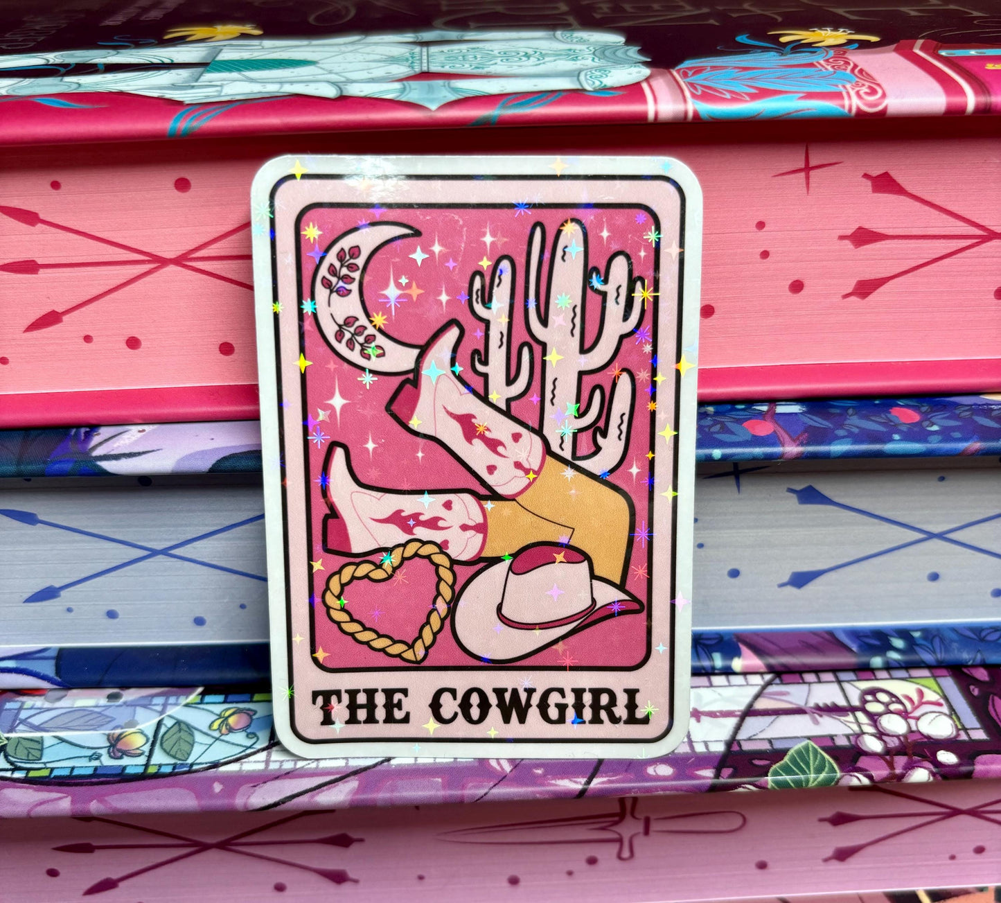 The Cowgirl Tarot Card Sticker