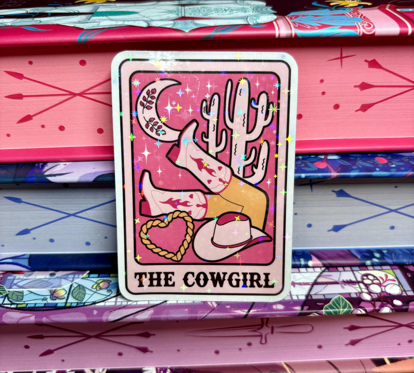 The Cowgirl Tarot Card Sticker