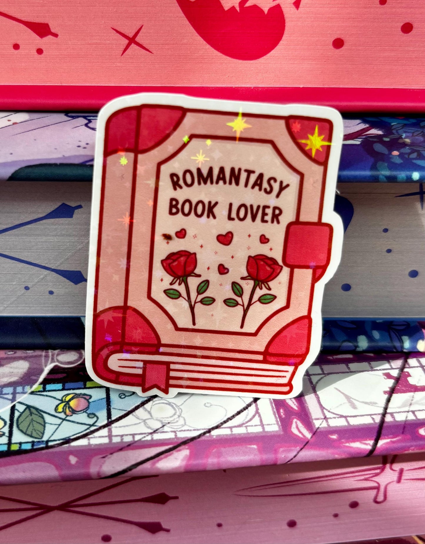 Mini Romantasy Book Lover Sticker