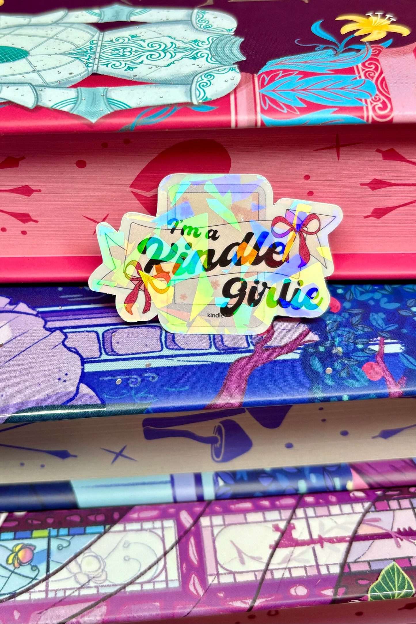 Mini I'm A Kindle Girlie Sticker