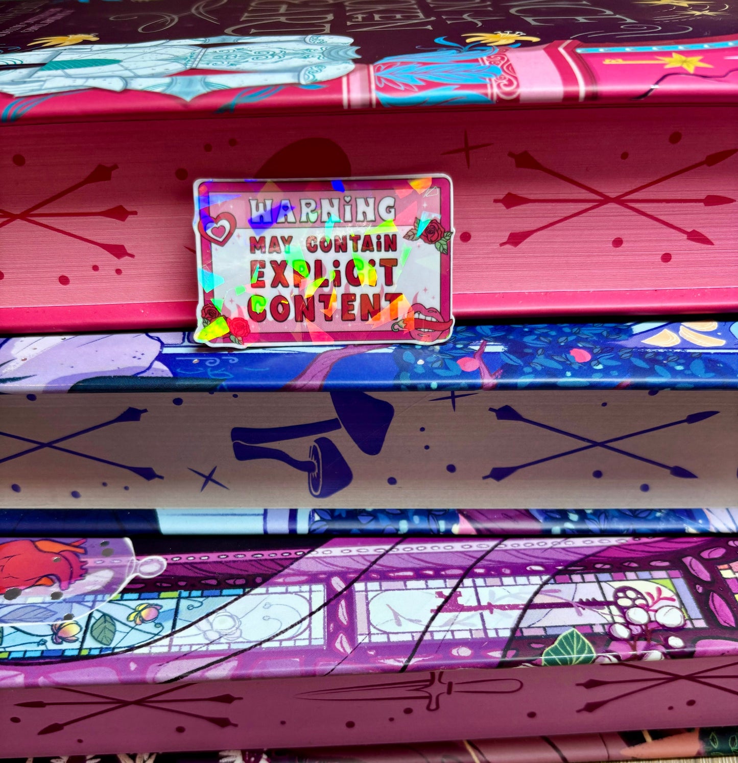 Mini Warning May Contain Explicit Content Sticker
