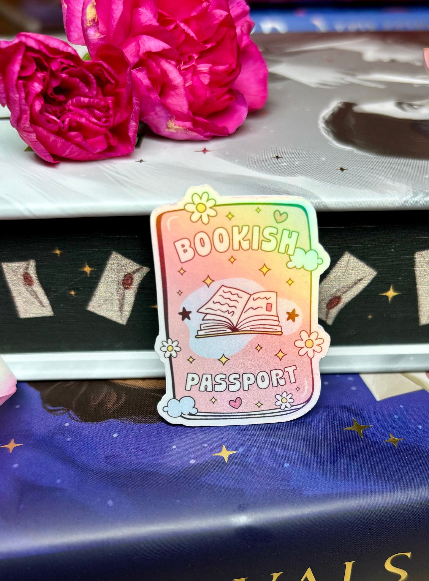 Mini Bookish Passport Sticker