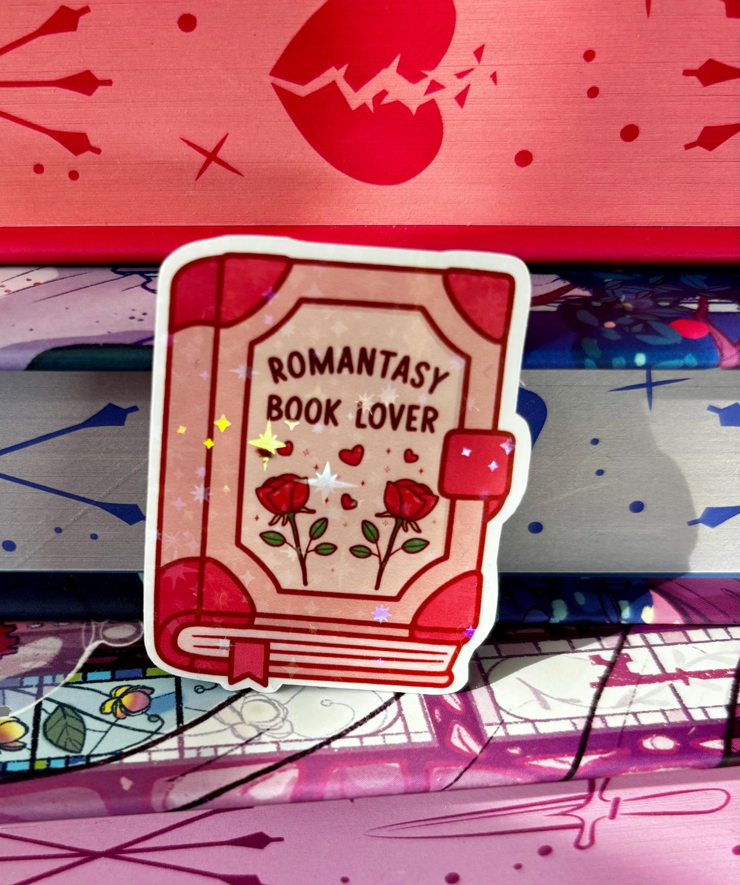 Mini Romantasy Book Lover Sticker