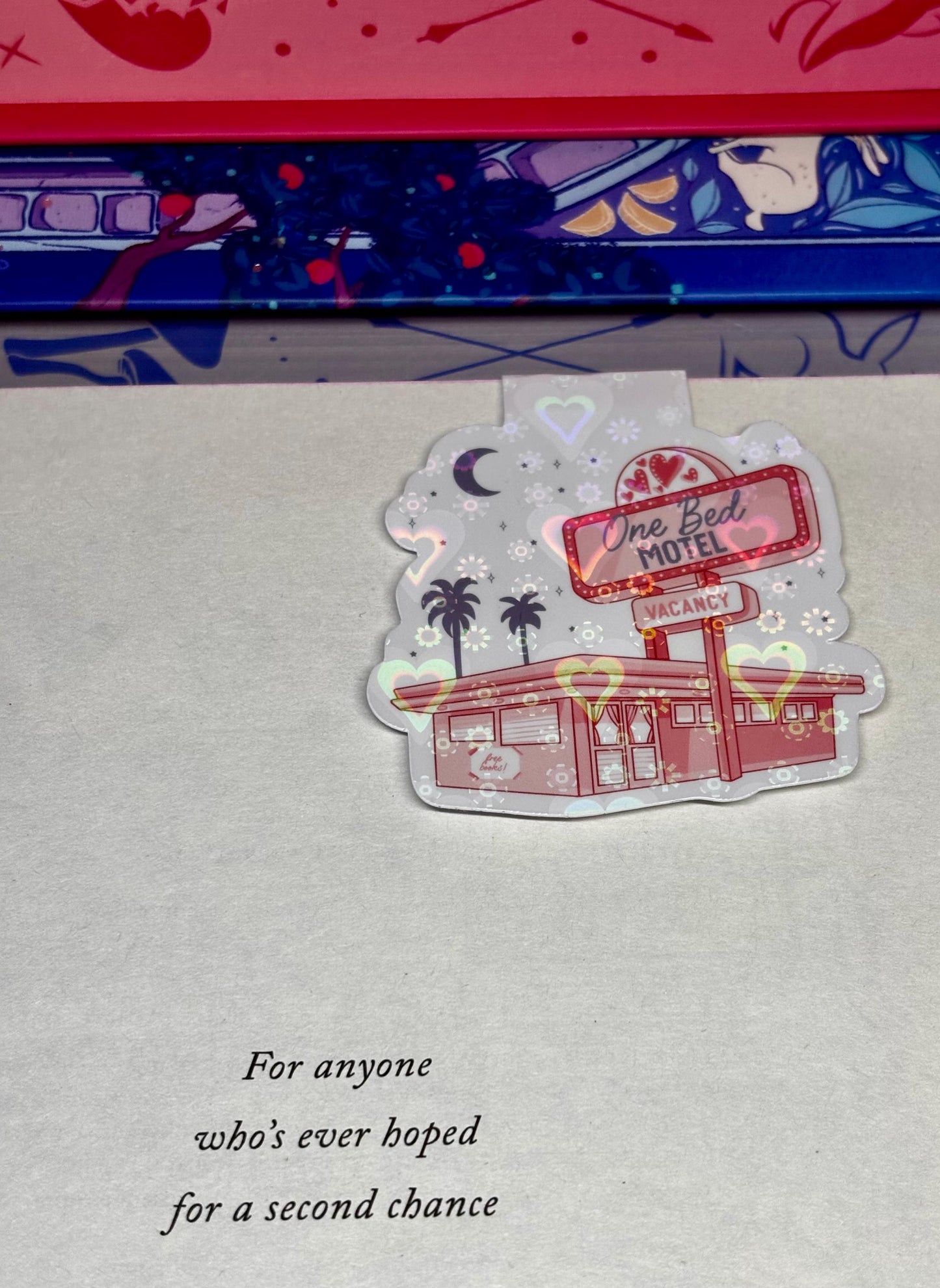 One Bed Motel Magnetic Bookmark