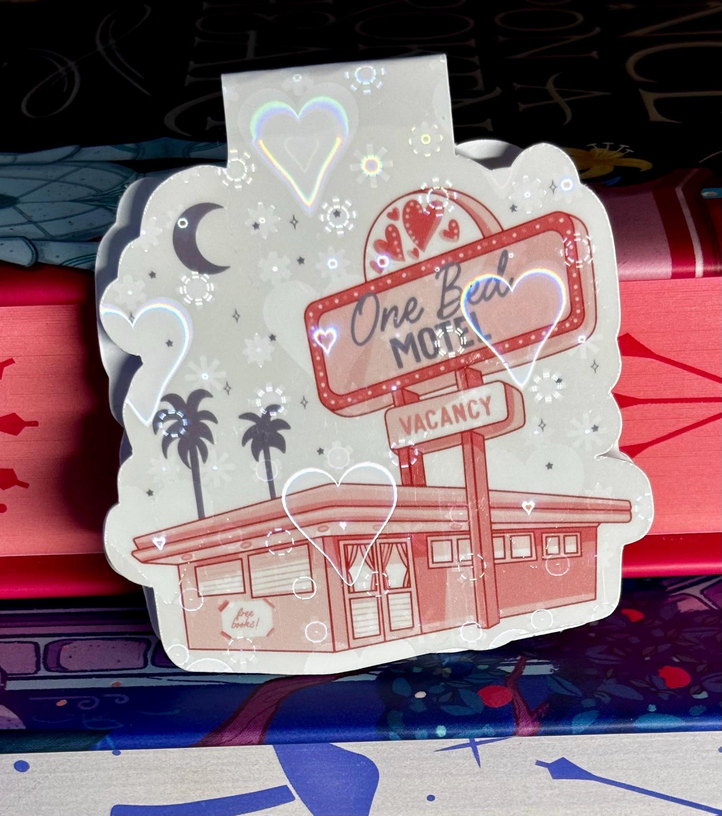 One Bed Motel Magnetic Bookmark