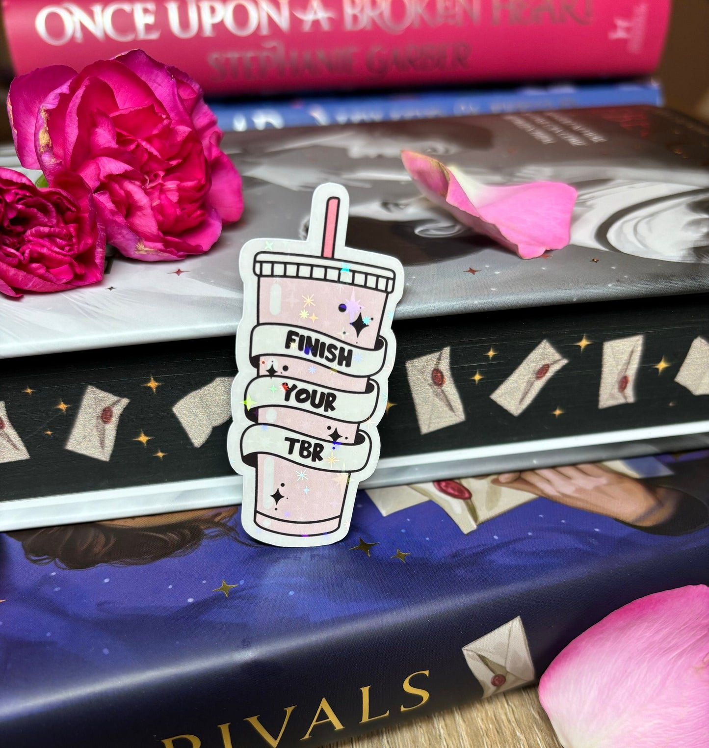 Mini Finish Your TBR Cold Cup Sticker