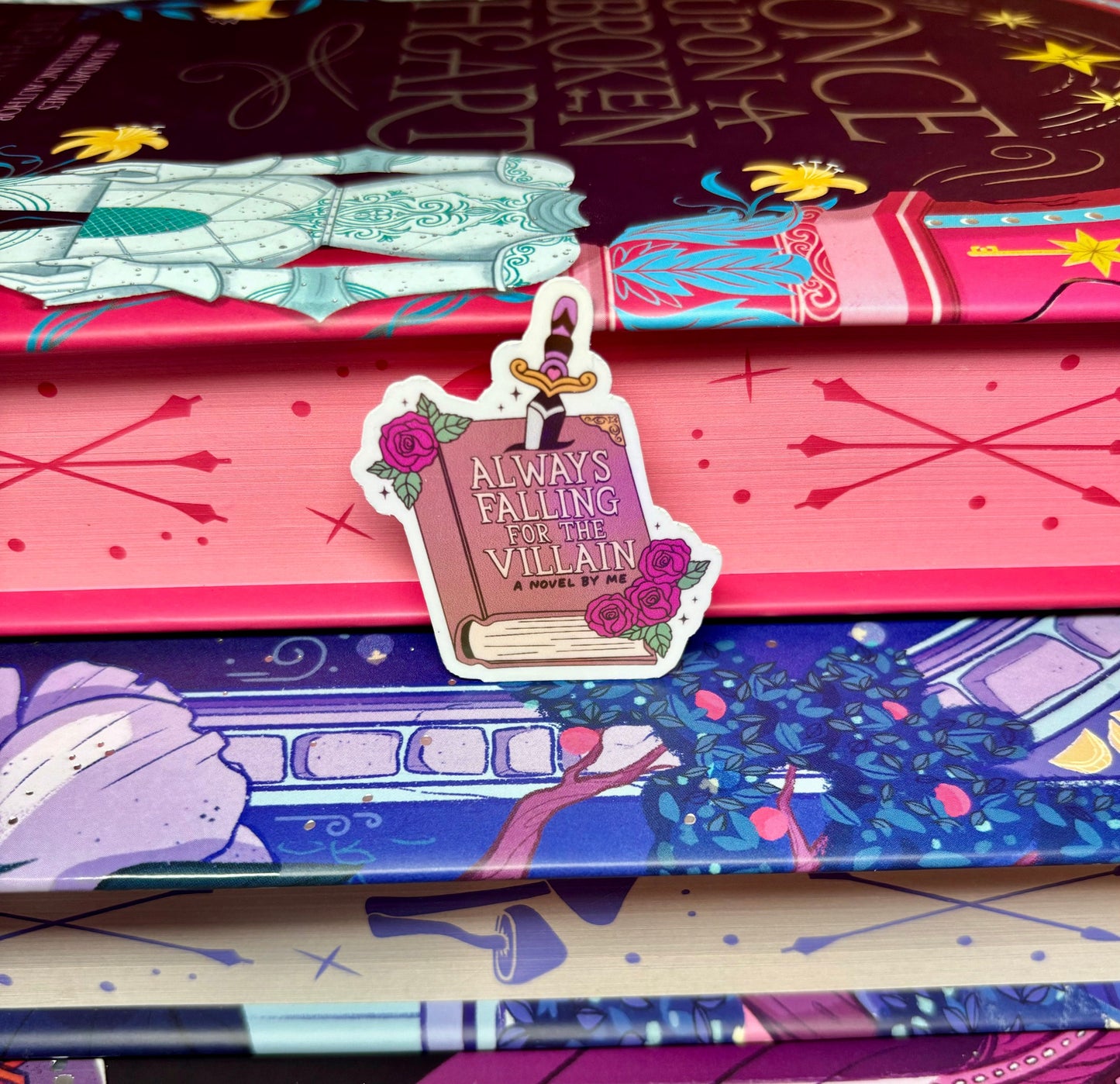 Mini Always Falling For The Villain Sticker
